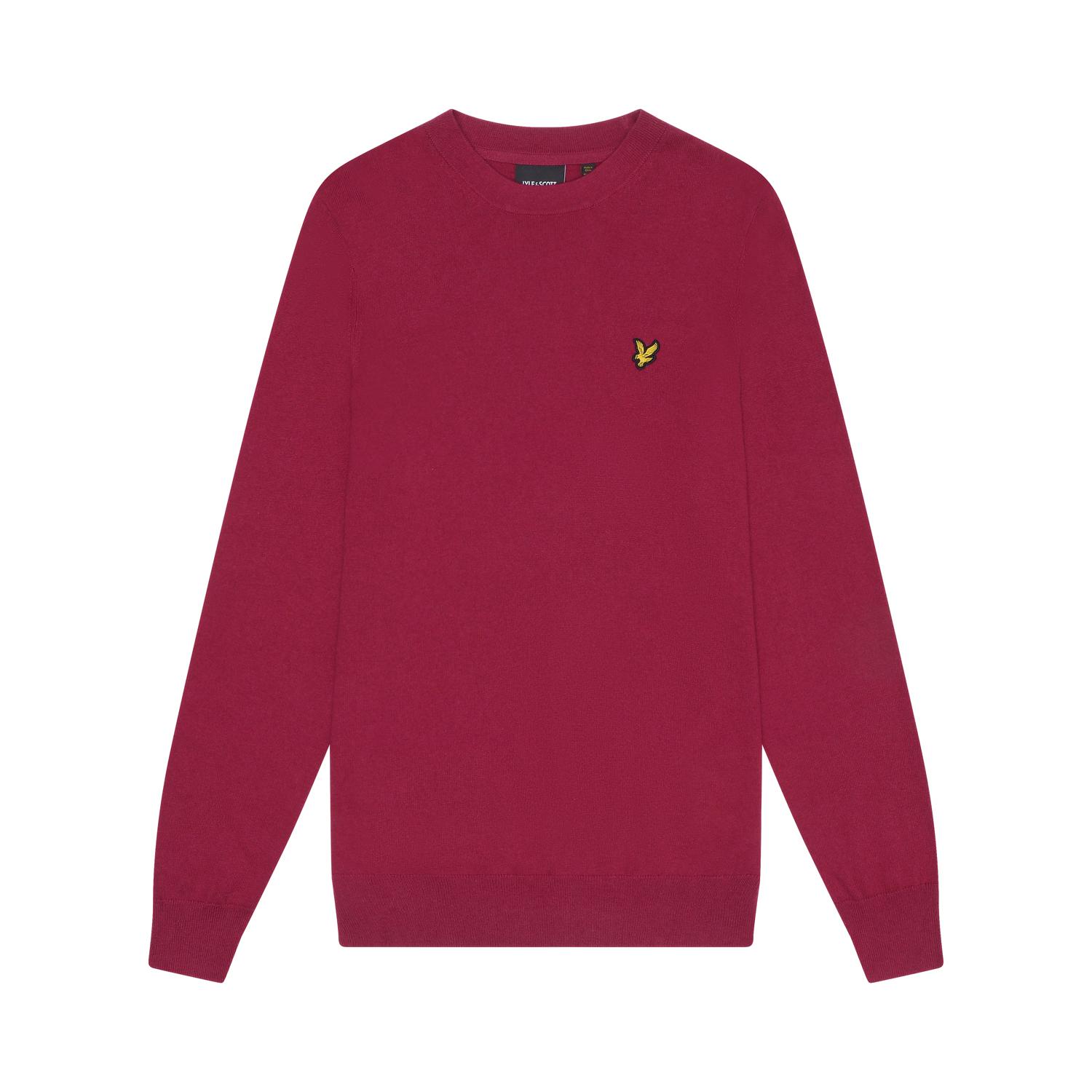 5059775852531 - Rundhalsausschnitt aus Merinowolle Lyle & Scott