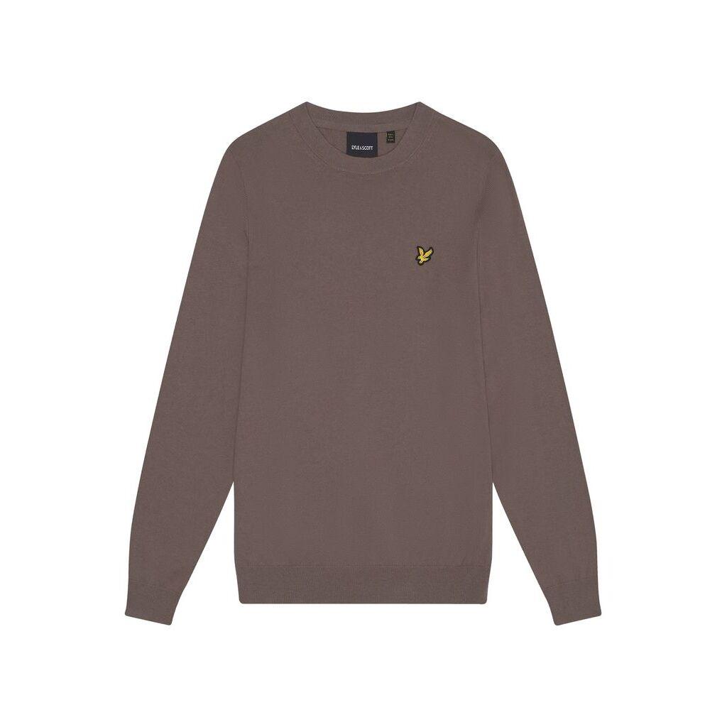 5059775853231 - Pullover mit Rundhalsausschnitt aus Merino-Baumwolle Lyle & Scott