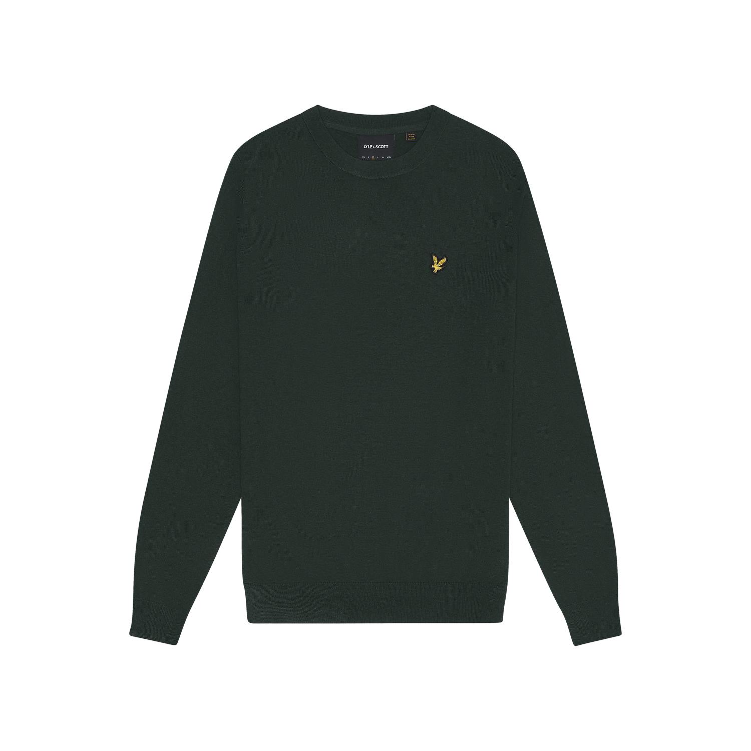 5059775853316 - Pullover mit Rundhalsausschnitt aus Merino-Baumwolle Lyle & Scott