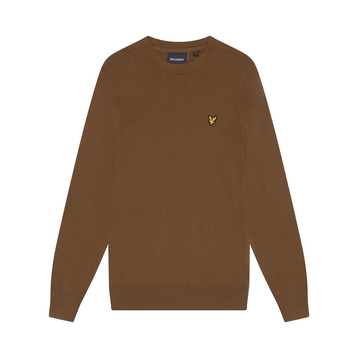 5059775853446 - Rundhalsausschnitt aus Merinowolle Lyle & Scott