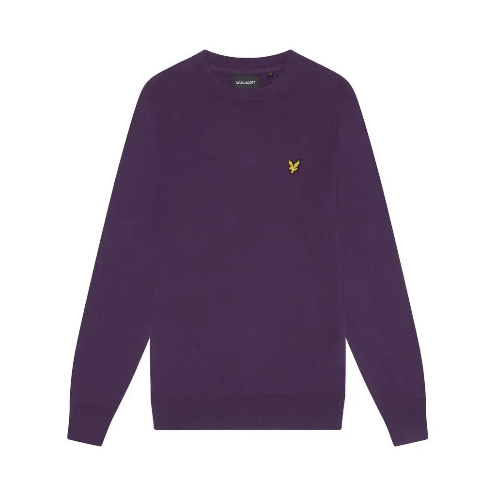 5059775853583 - Rundhalsausschnitt aus Merinowolle Lyle & Scott