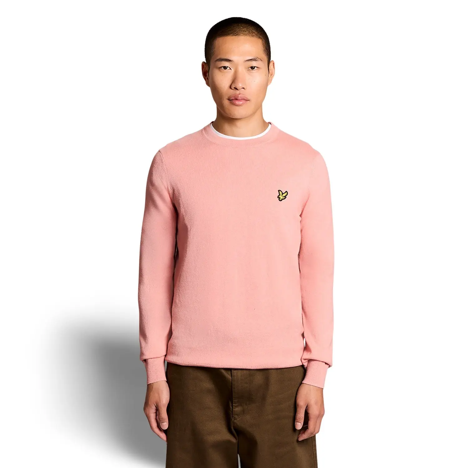 5059775763882 - Rundhalsausschnitt Pulli aus Merinowolle Lyle & Scott