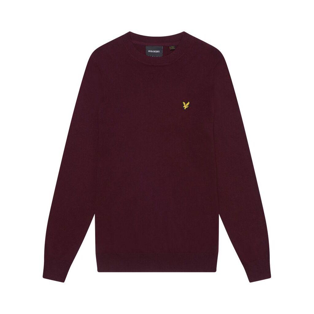 5059775852951 - Pullover mit Rundhalsausschnitt aus Merino-Baumwolle Lyle & Scott