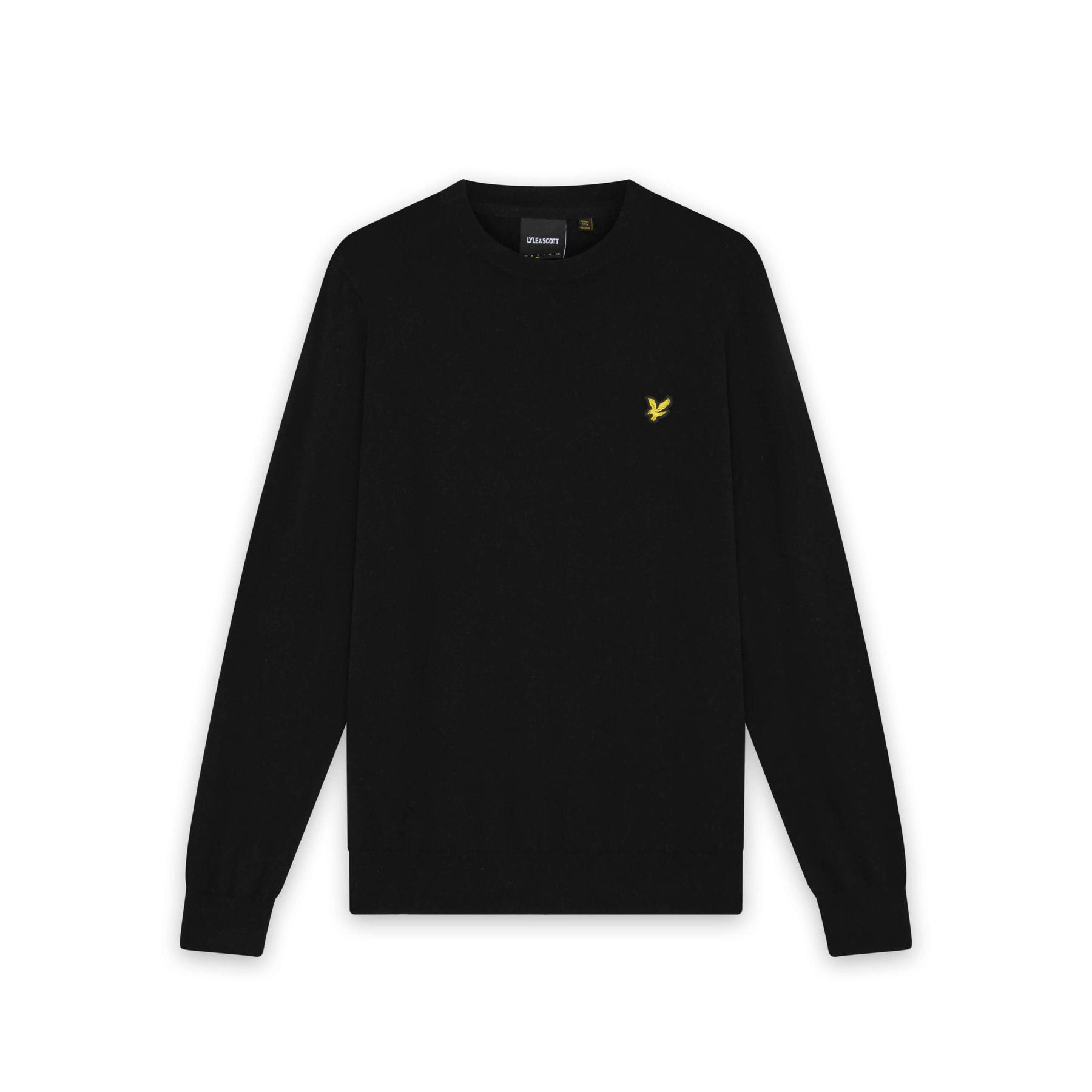 5059775852654 - Pullover mit Rundhalsausschnitt aus Merino-Baumwolle Lyle & Scott