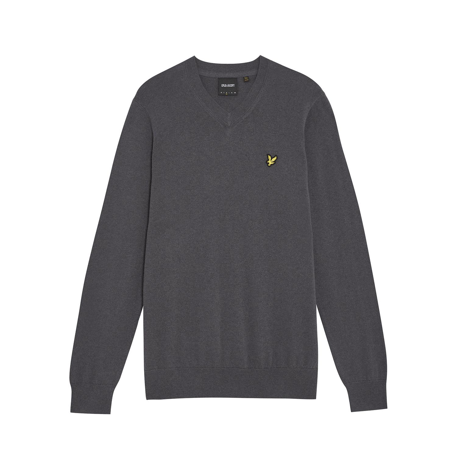 Pull col V in cotone merinos