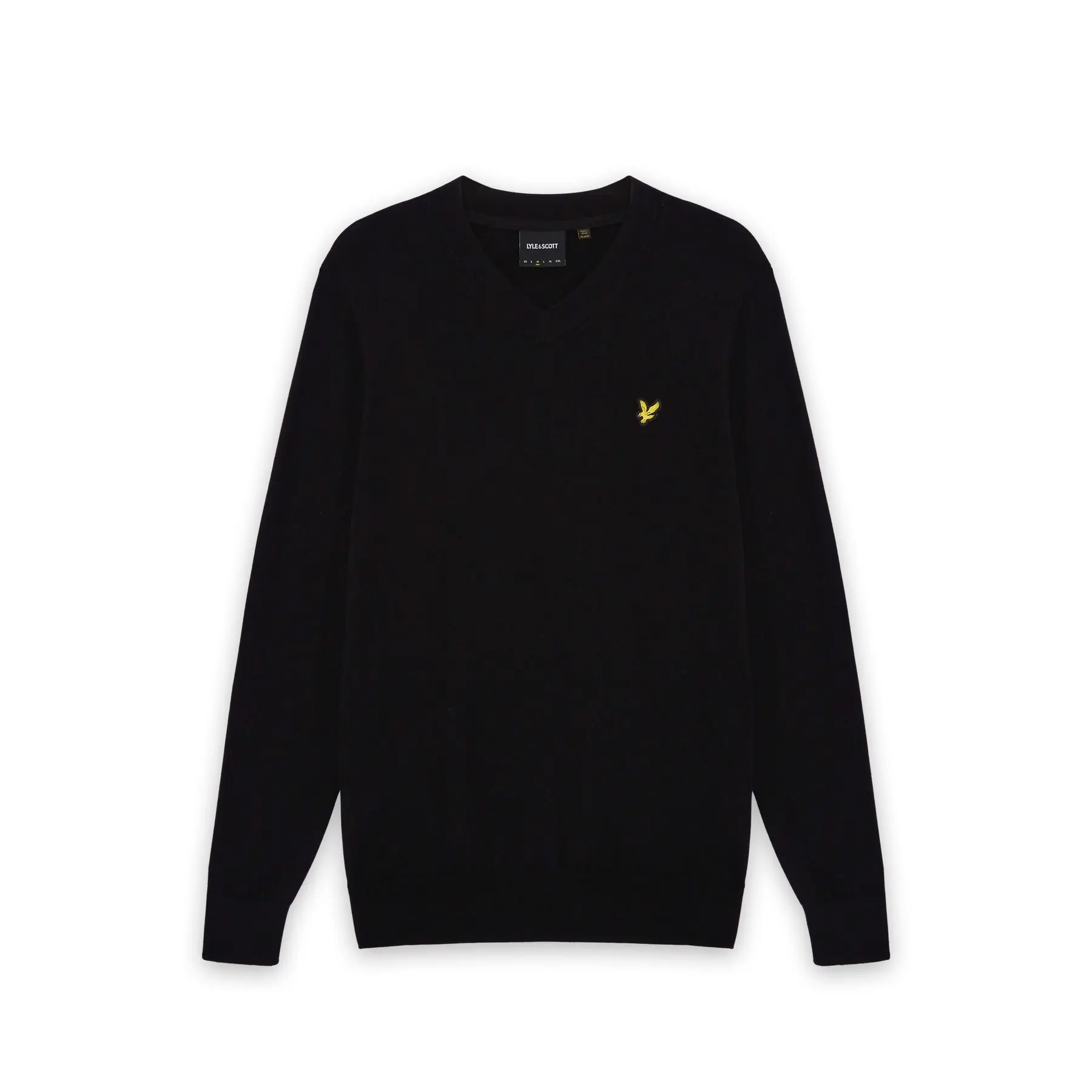 Maglia con scollo a V in cotone merino