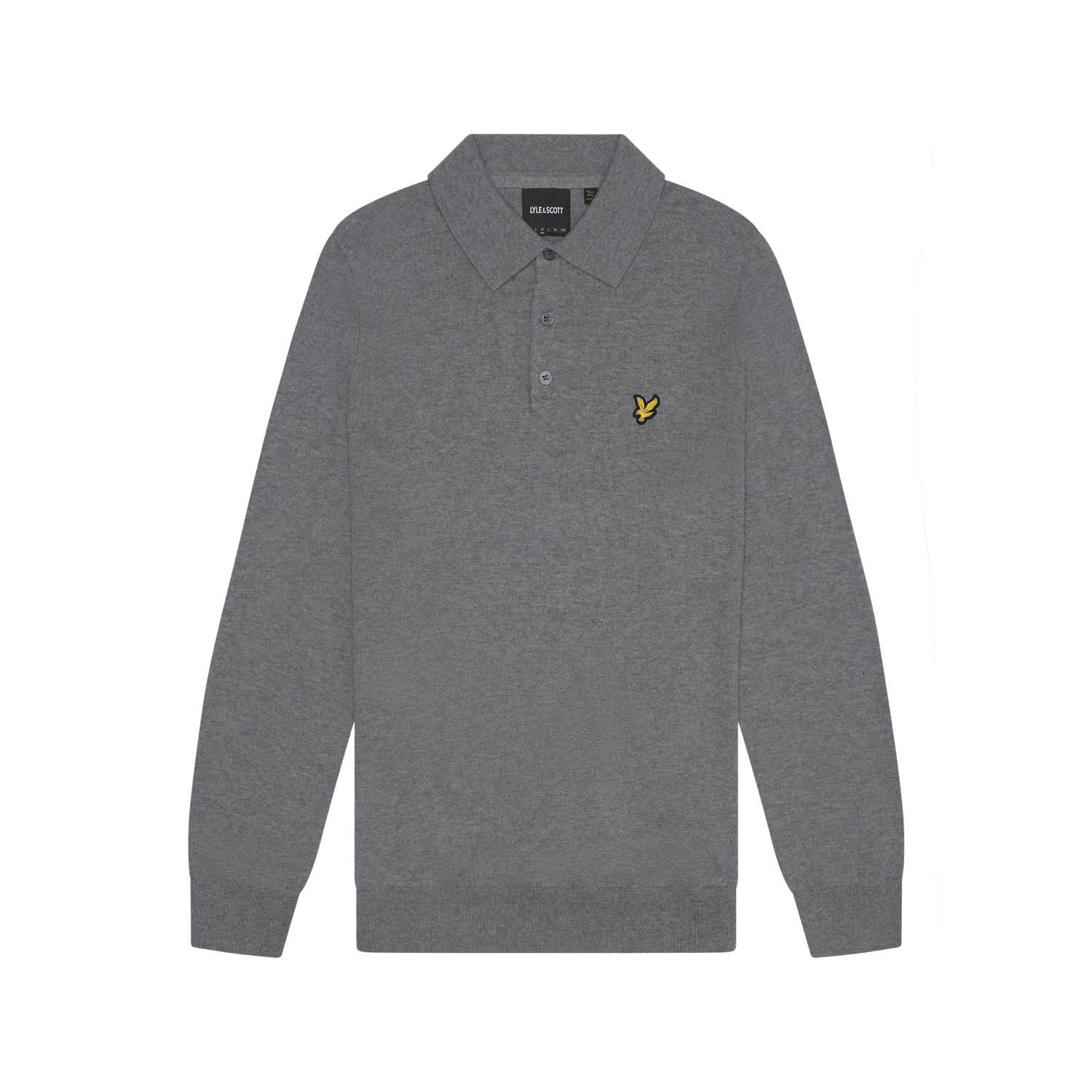 5059775850551 - Langarm-Polo aus Merinowolle Lyle & Scott