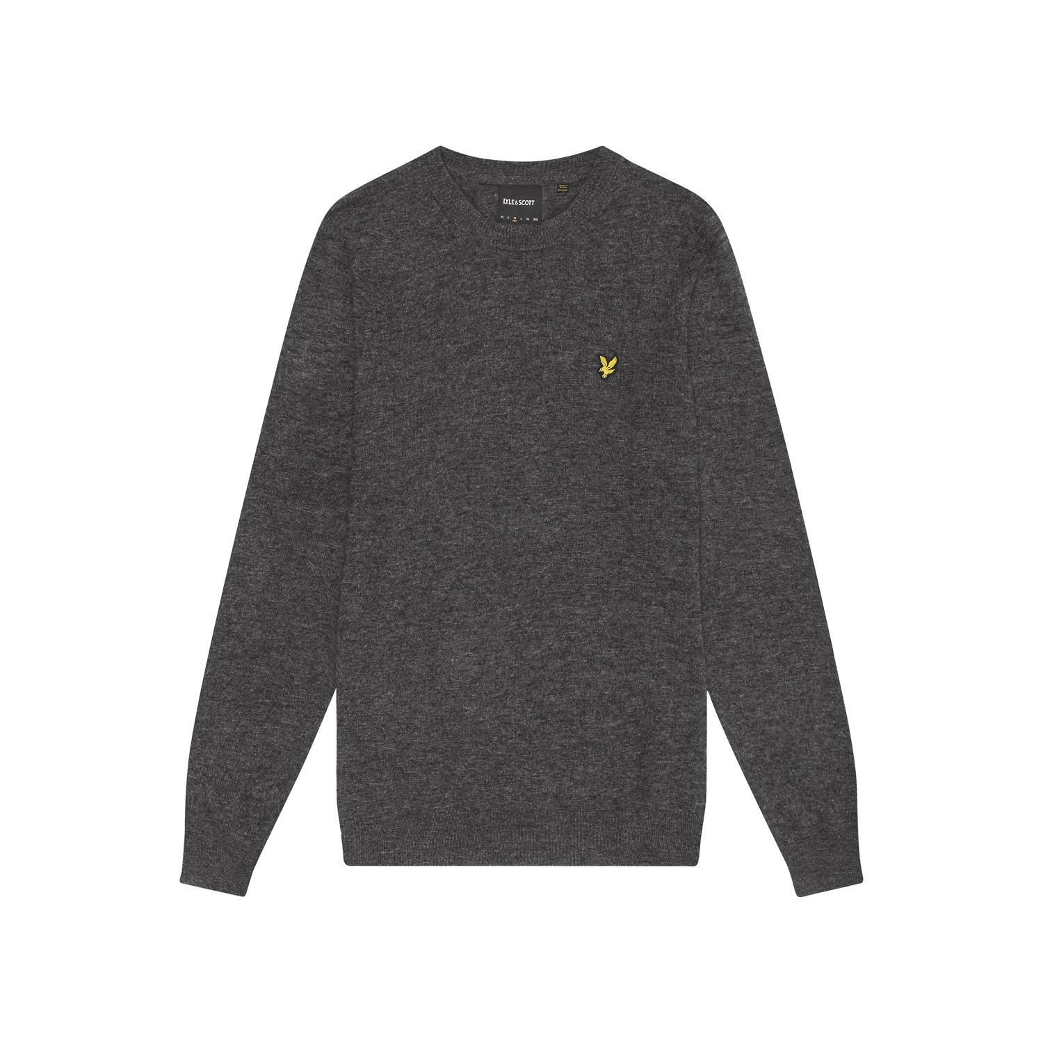 Maglione in lana d'agnello con collo tondo  Blend