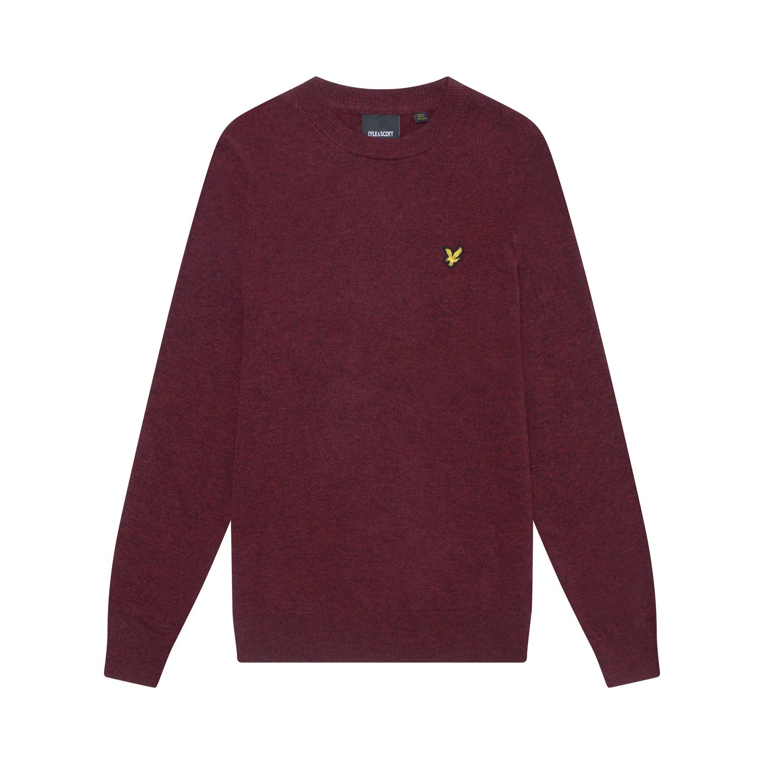 Maglione in lana d'agnello con collo tondo  Blend