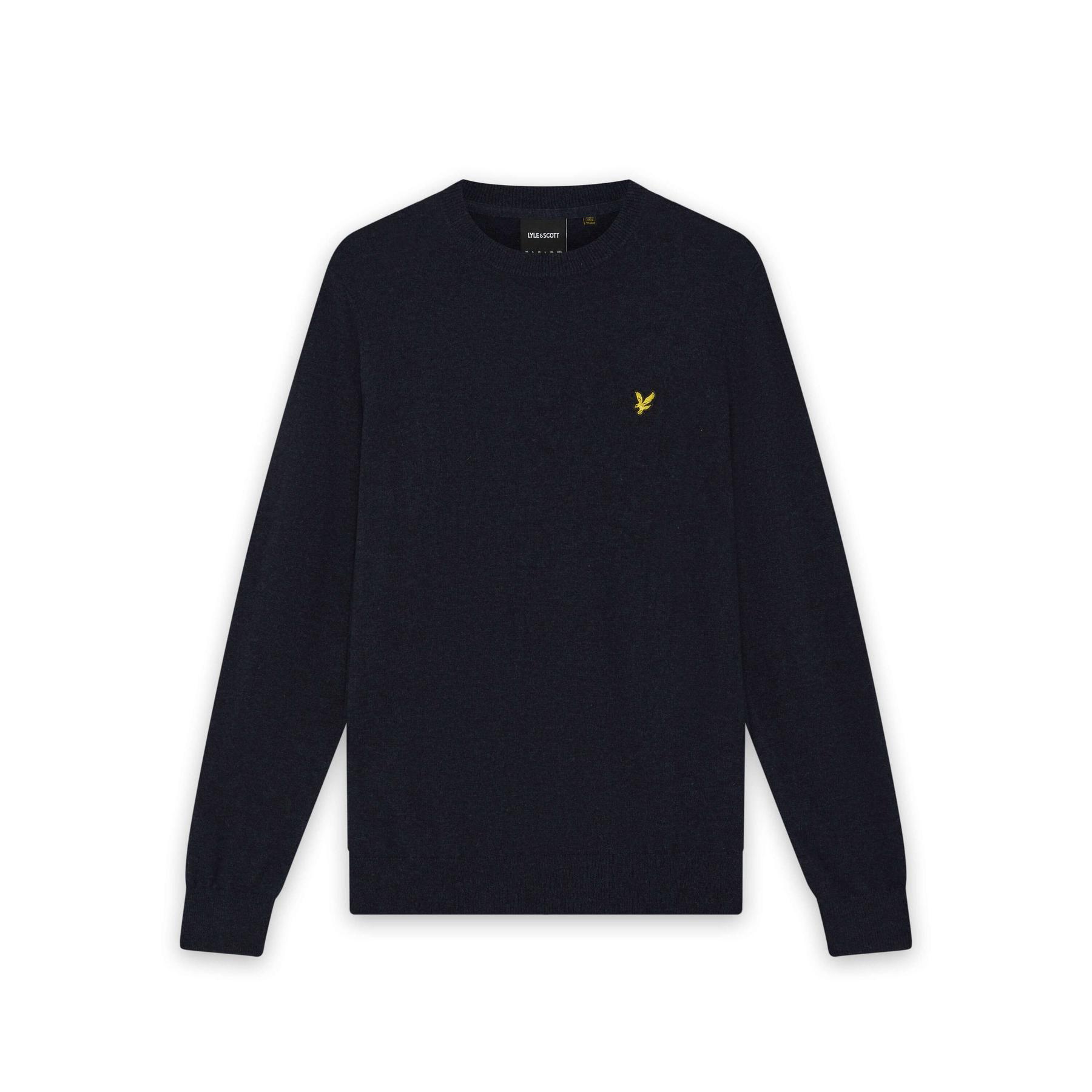 5063560765708 - Rundhals-Pullover aus Schafwolle Blend