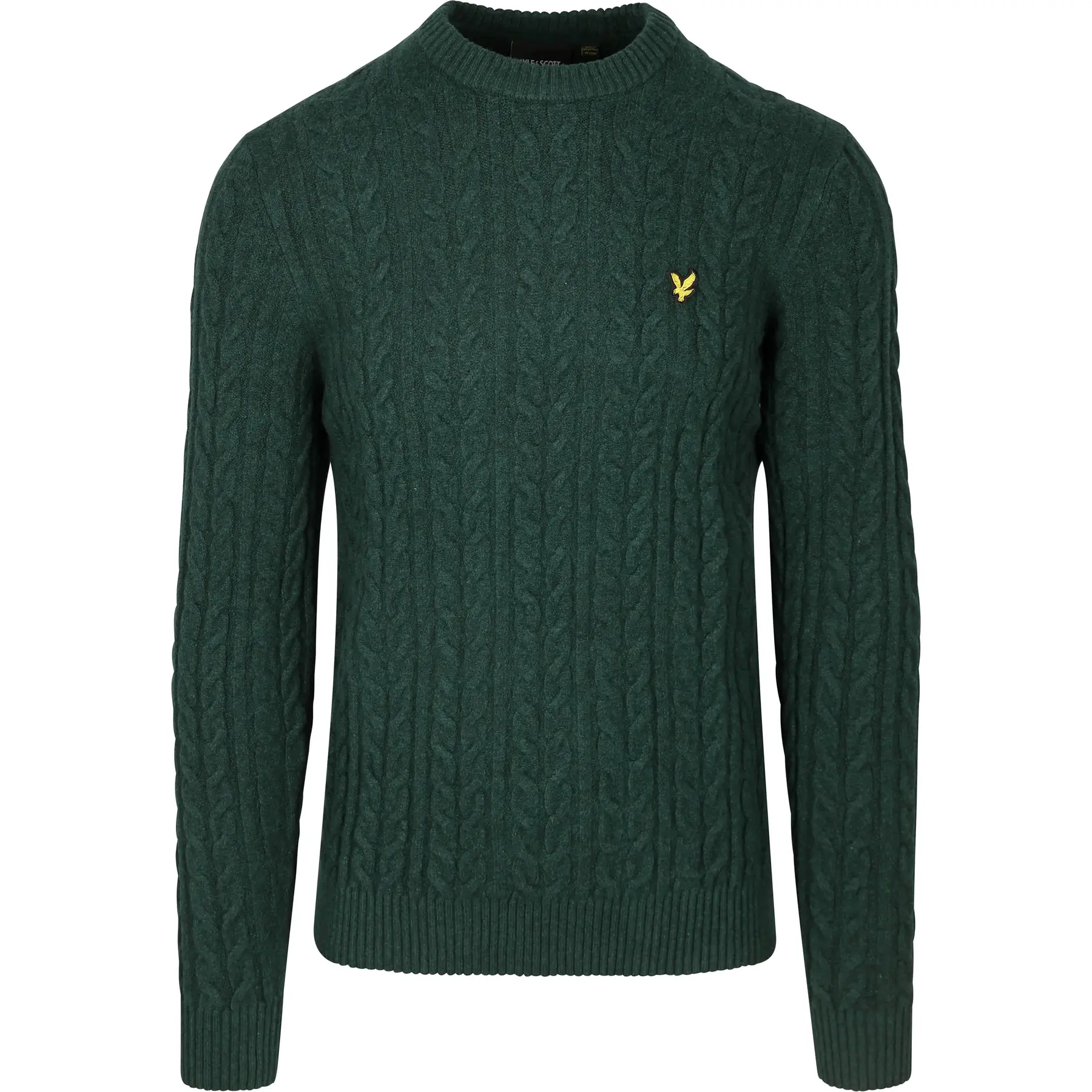 5059775750776 - Rundhals-Pullover aus Kabelstrick Lyle & Scott 5059775750776 - Rundhals-Pullover aus Kabelstrick Lyle & Scott