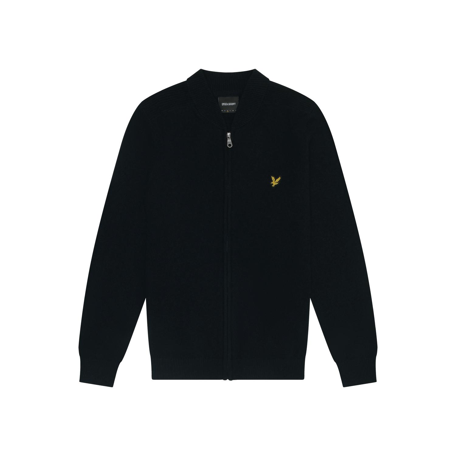 Bomber in maglia di lana d'agnello  Blend