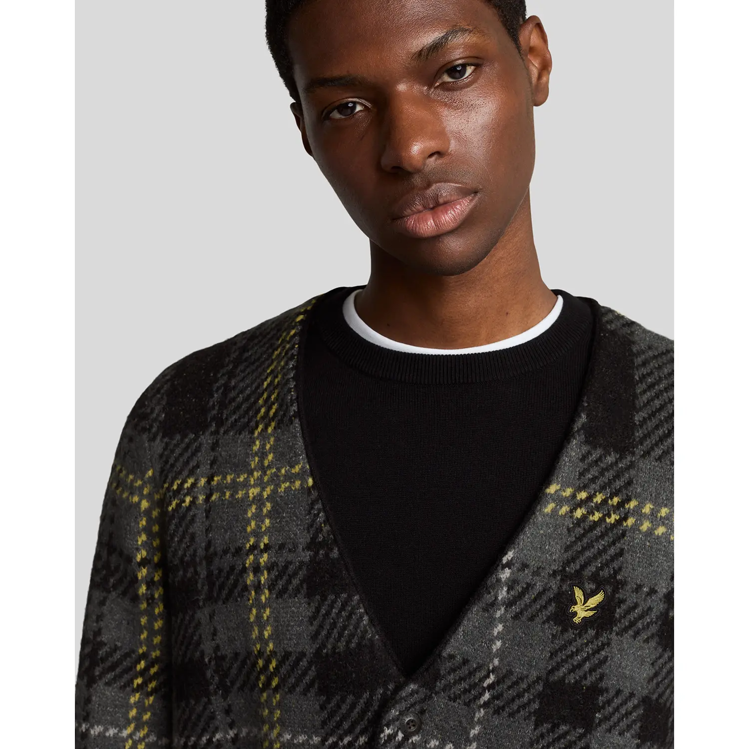 Cardigan Lyle & Scott Tartan | Espace Golf