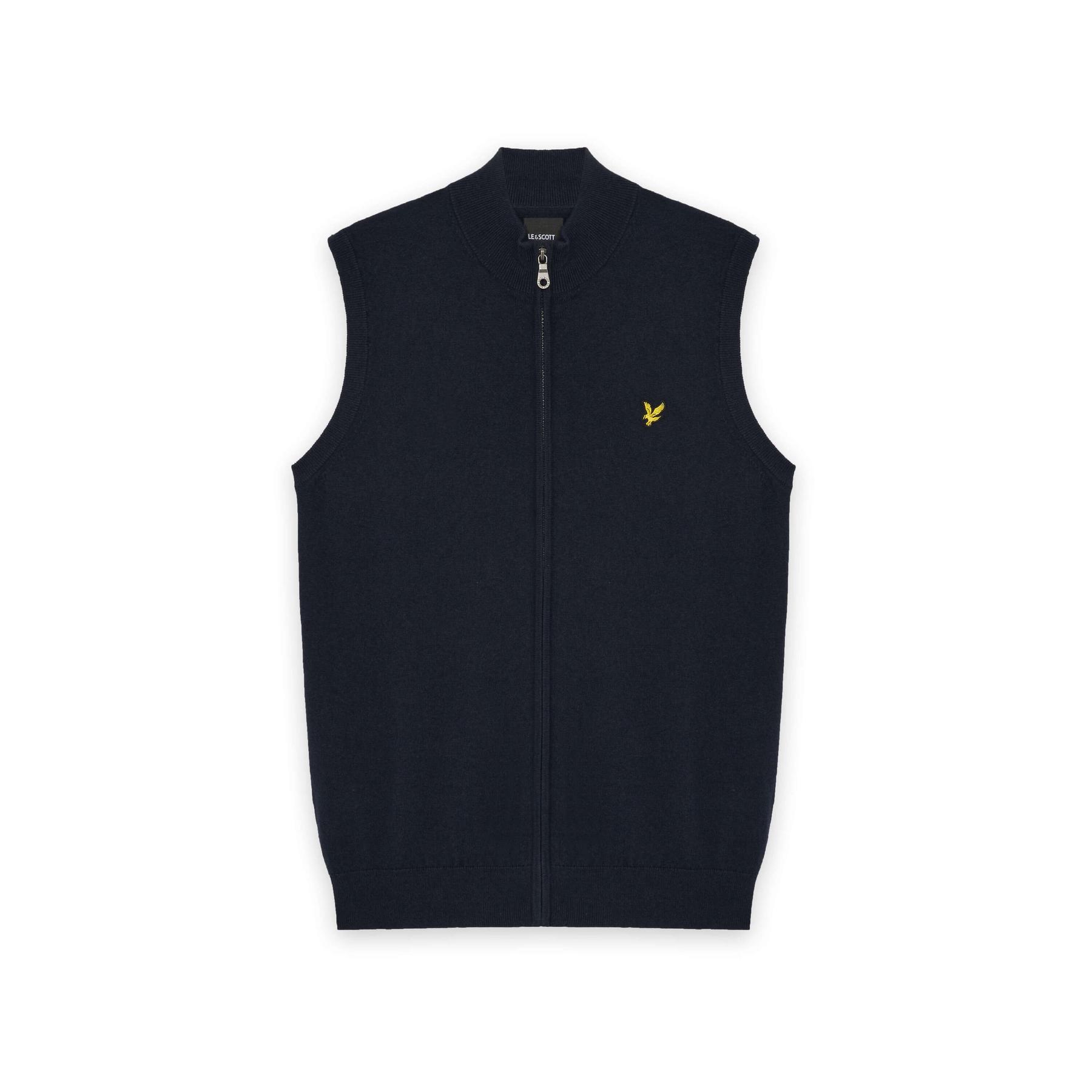 5059775884358 - Merino Baumwoll-Full-Zip-Weste Lyle & Scott
