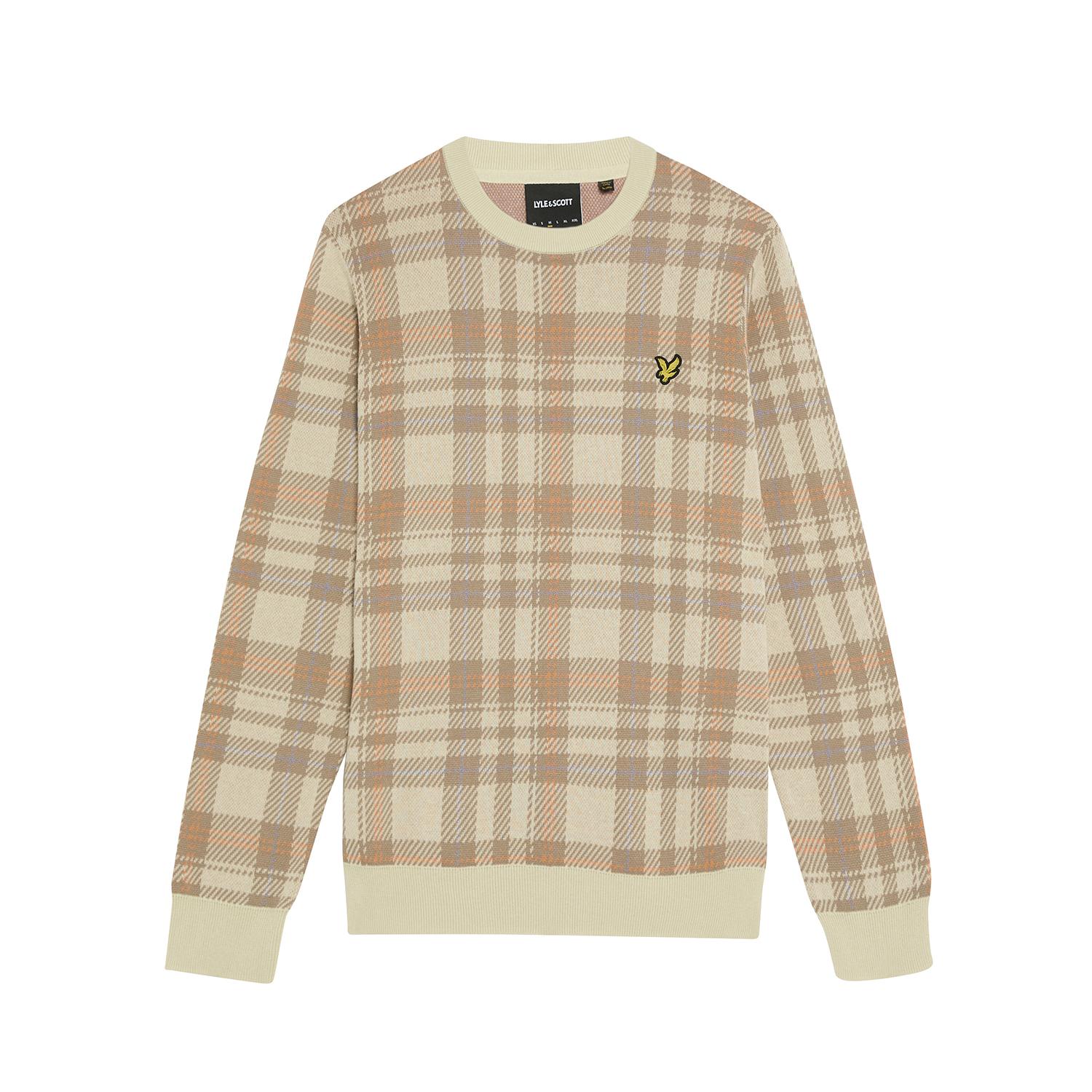 Maglione a girocollo  Spring Tartan