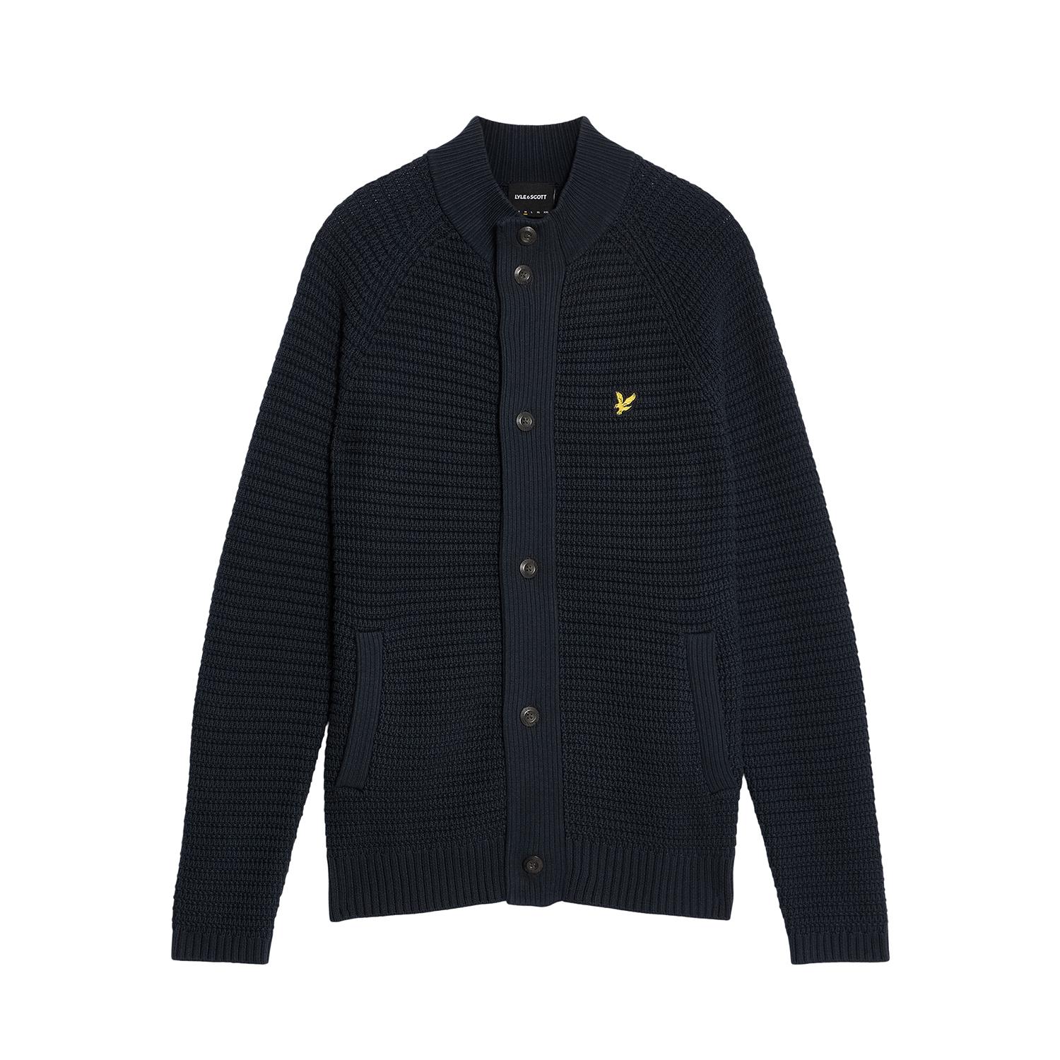 Cardigan con col alto