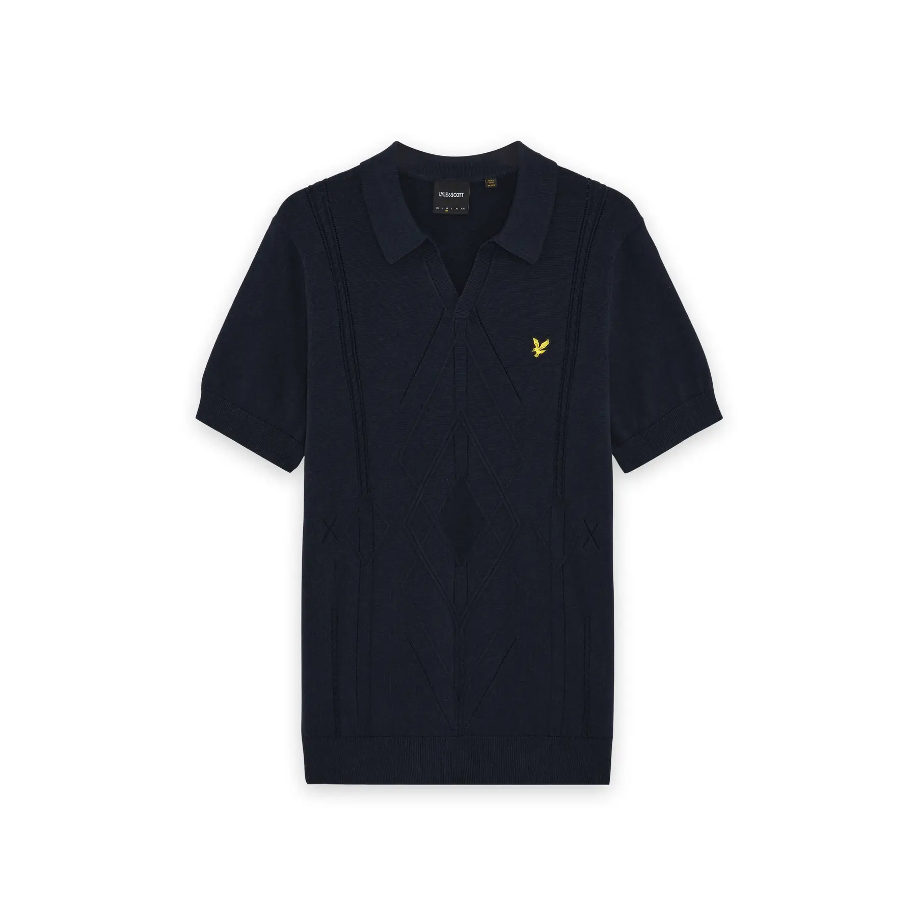 5063560888889 - Gestricktes Poloshirt Argyle