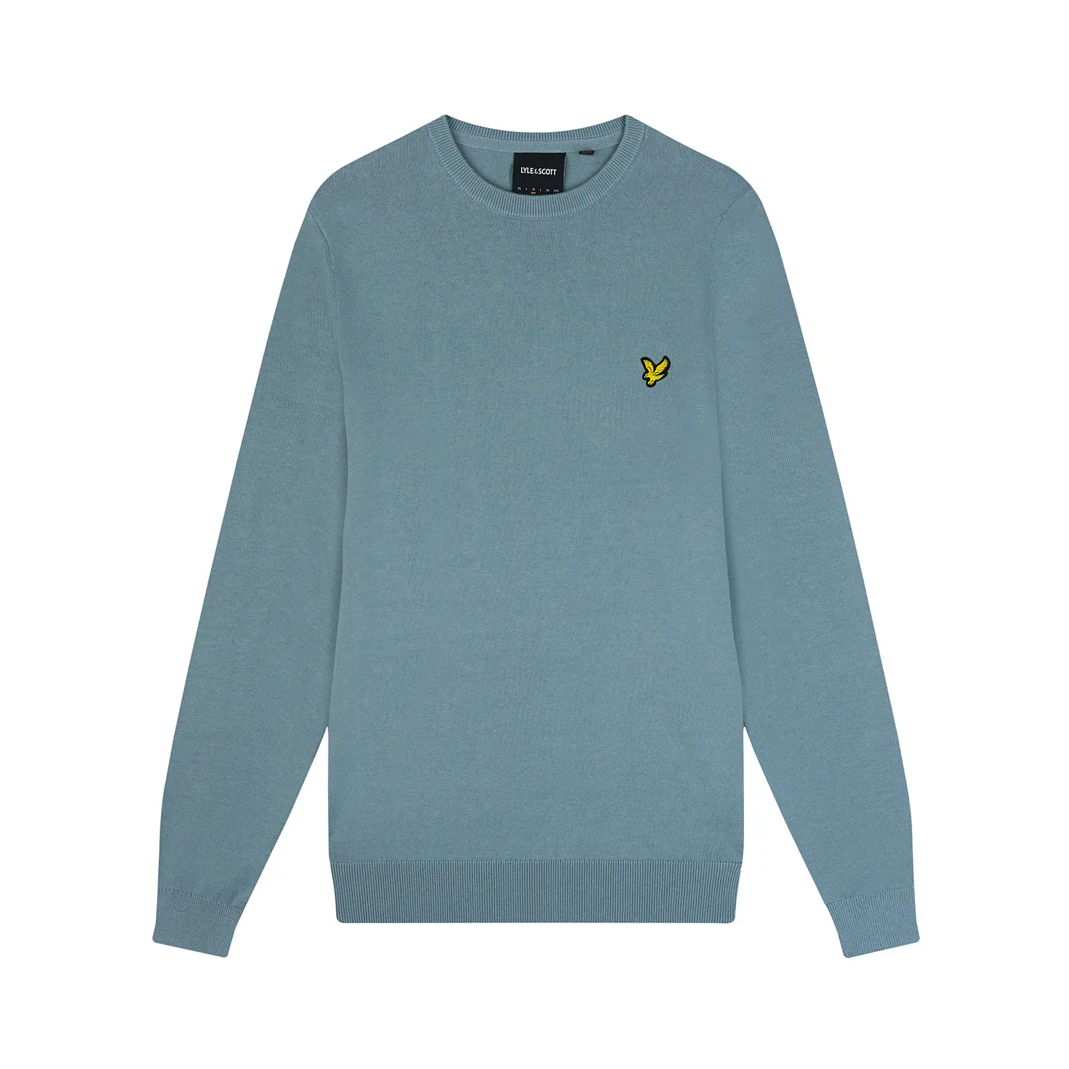 Maglione in cotone con collo rotondo
