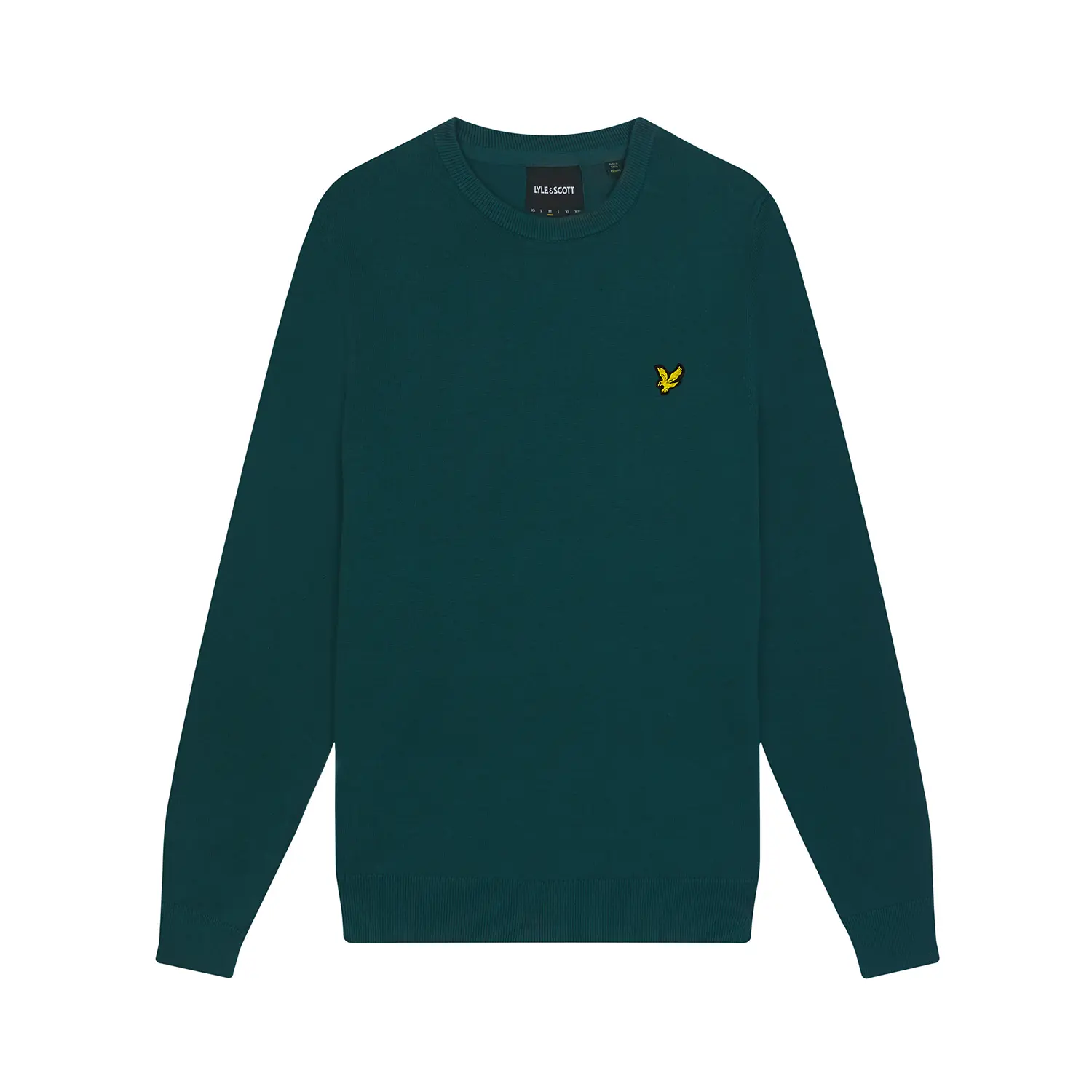 Maglione in cotone con collo rotondo