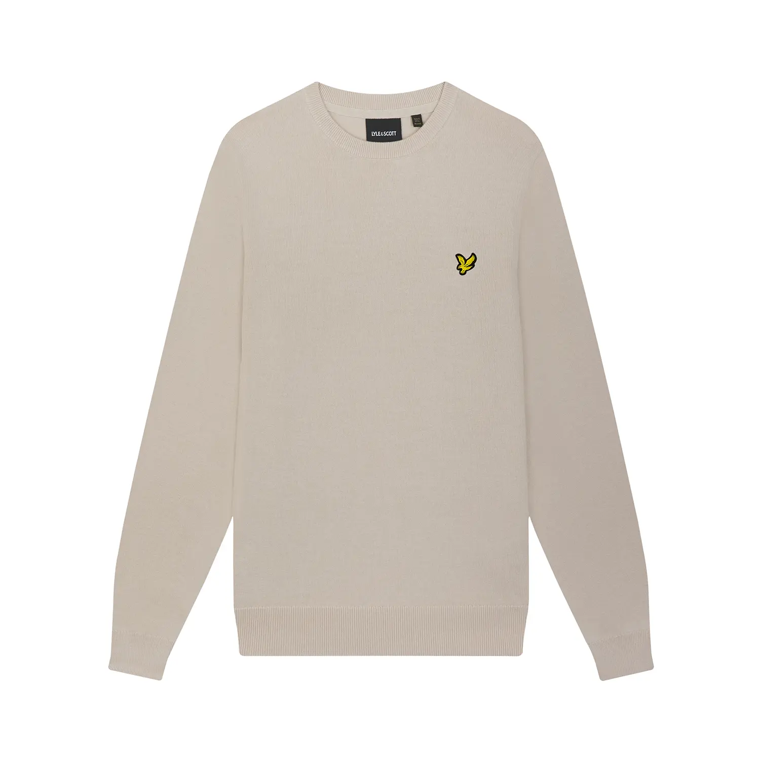 Maglione in cotone con collo rotondo