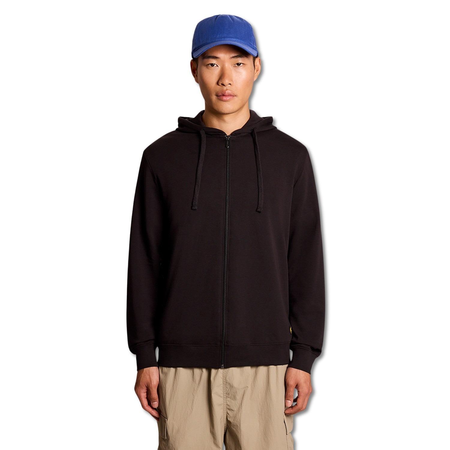 Felpa con cerniera a cappuccio