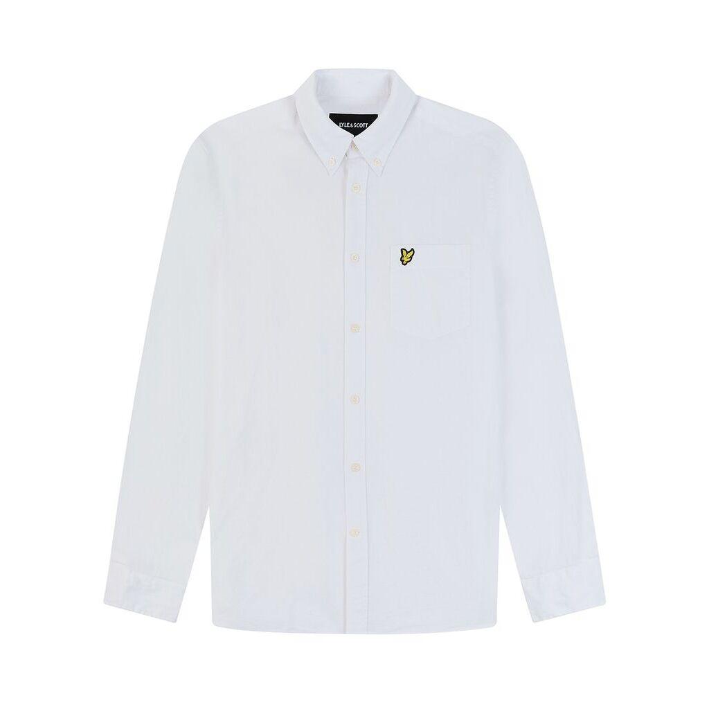 5059775083836 - Button-up Langarmhemd aus Leinen und Baumwolle Lyle & Scott