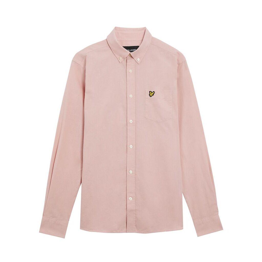 5059775631563 - Button-up Langarmhemd aus Leinen und Baumwolle Lyle & Scott