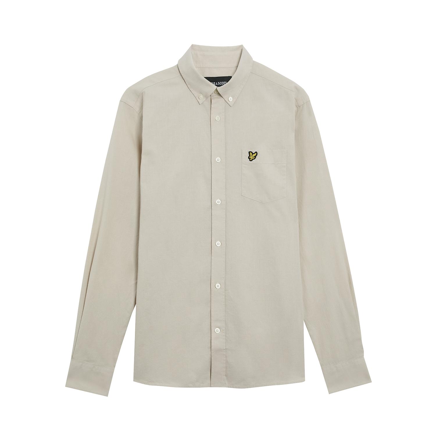 5059775631662 - Knopfhemd aus Leinen und Baumwolle Lyle & Scott