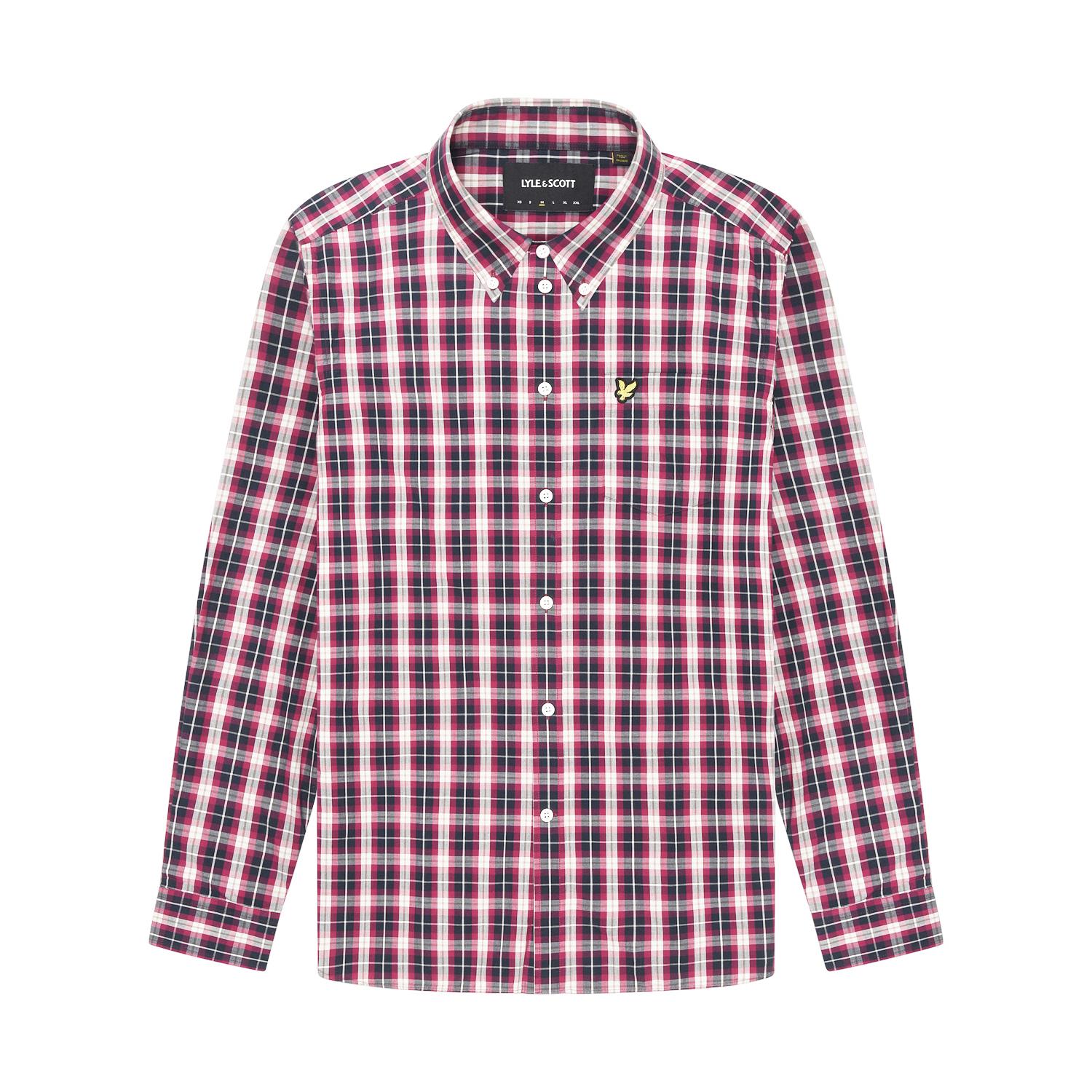 Camicia a quadri sbiadita