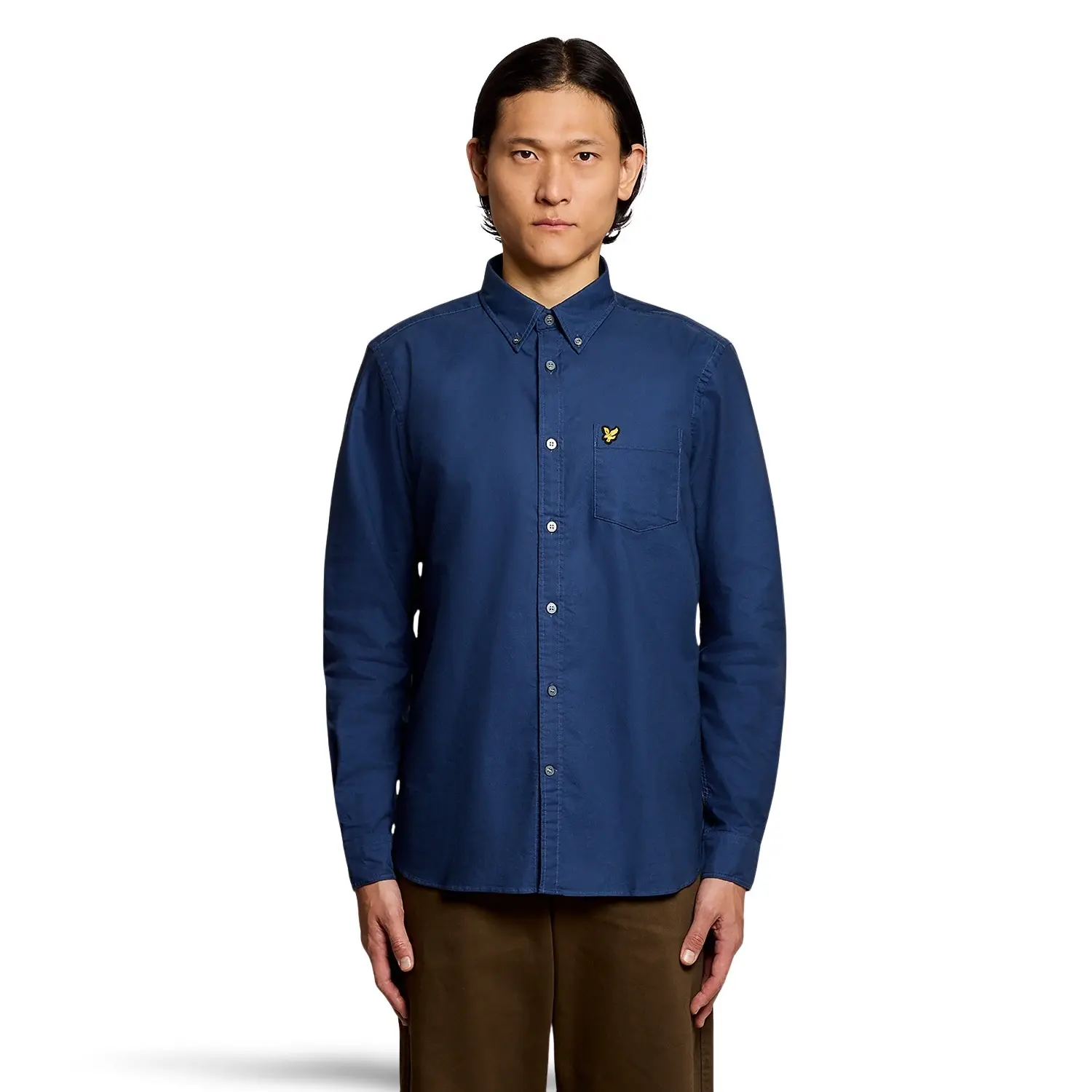 5063560841938 - Langarmshirt Plain Oxford