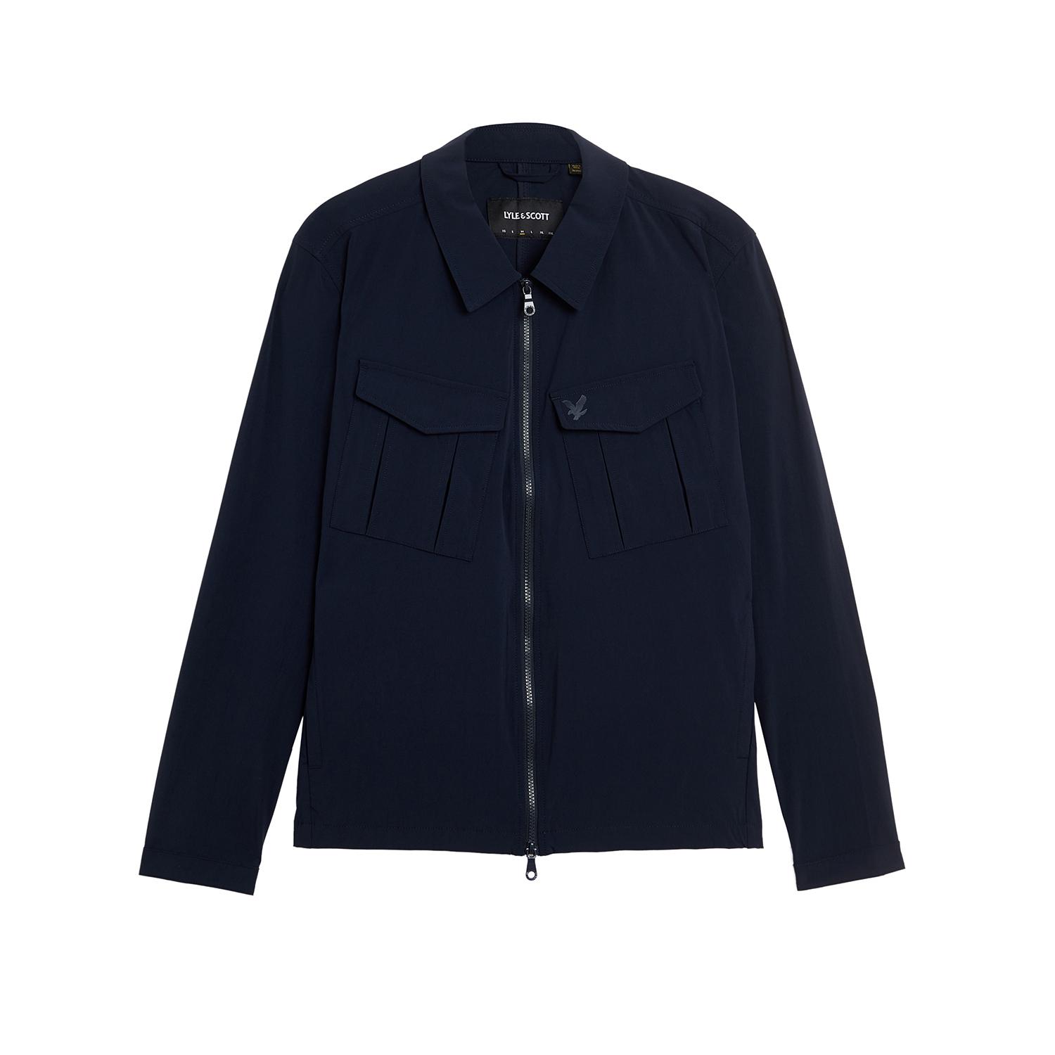 Camicia con tasca in nylon