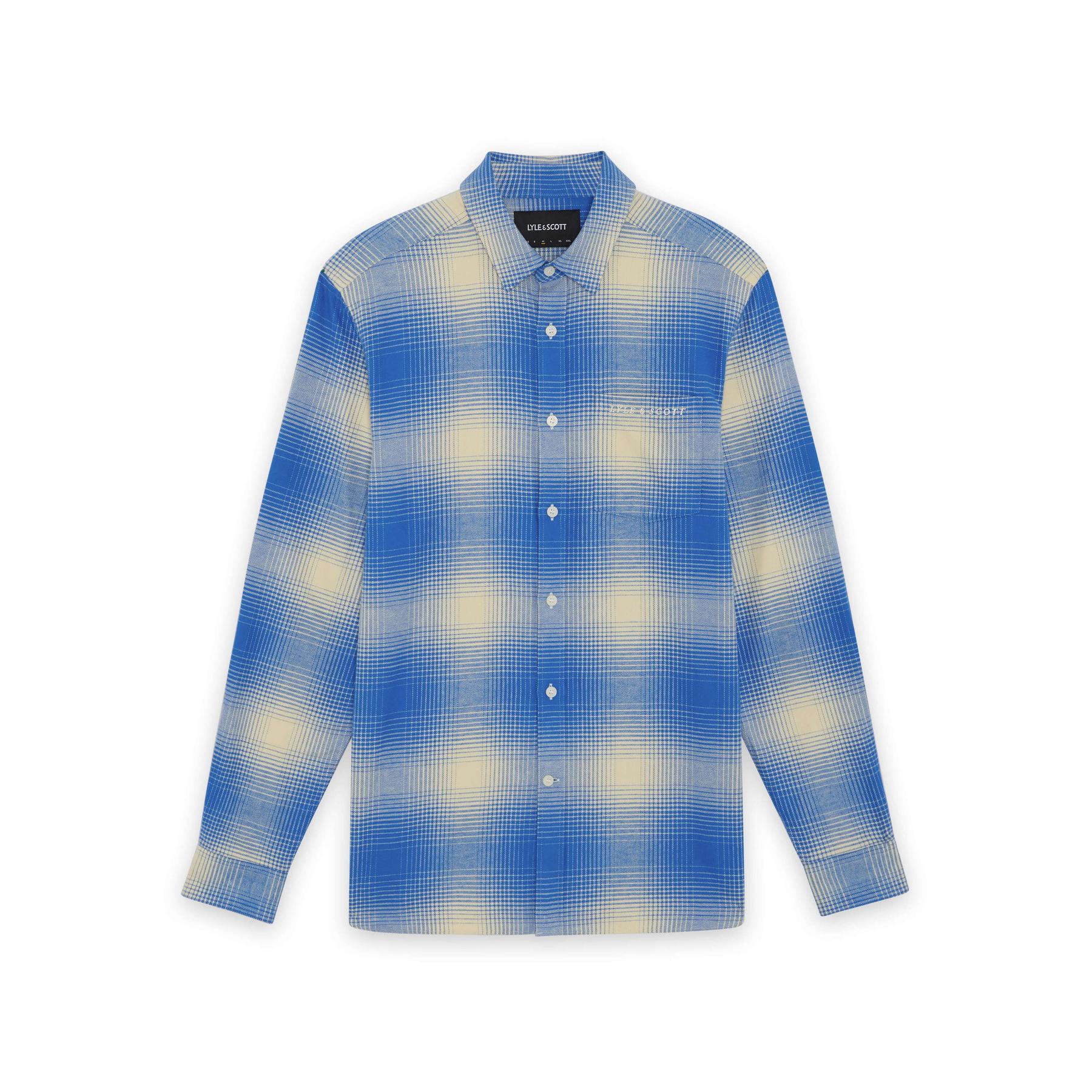 Camicia a quadri in flanella