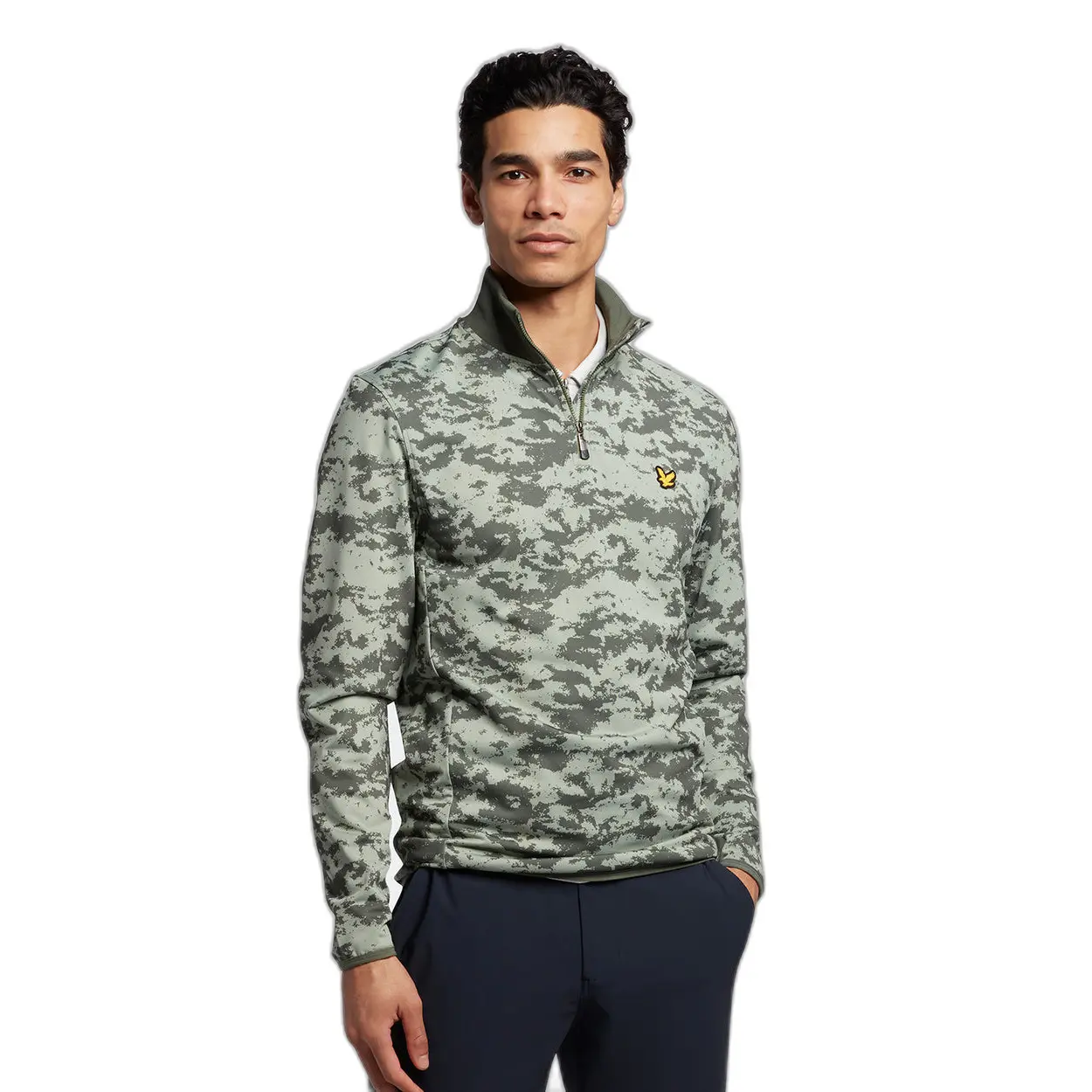 Sweatshirt 1/4 Reißverschluss Lyle & Scott Seafoam