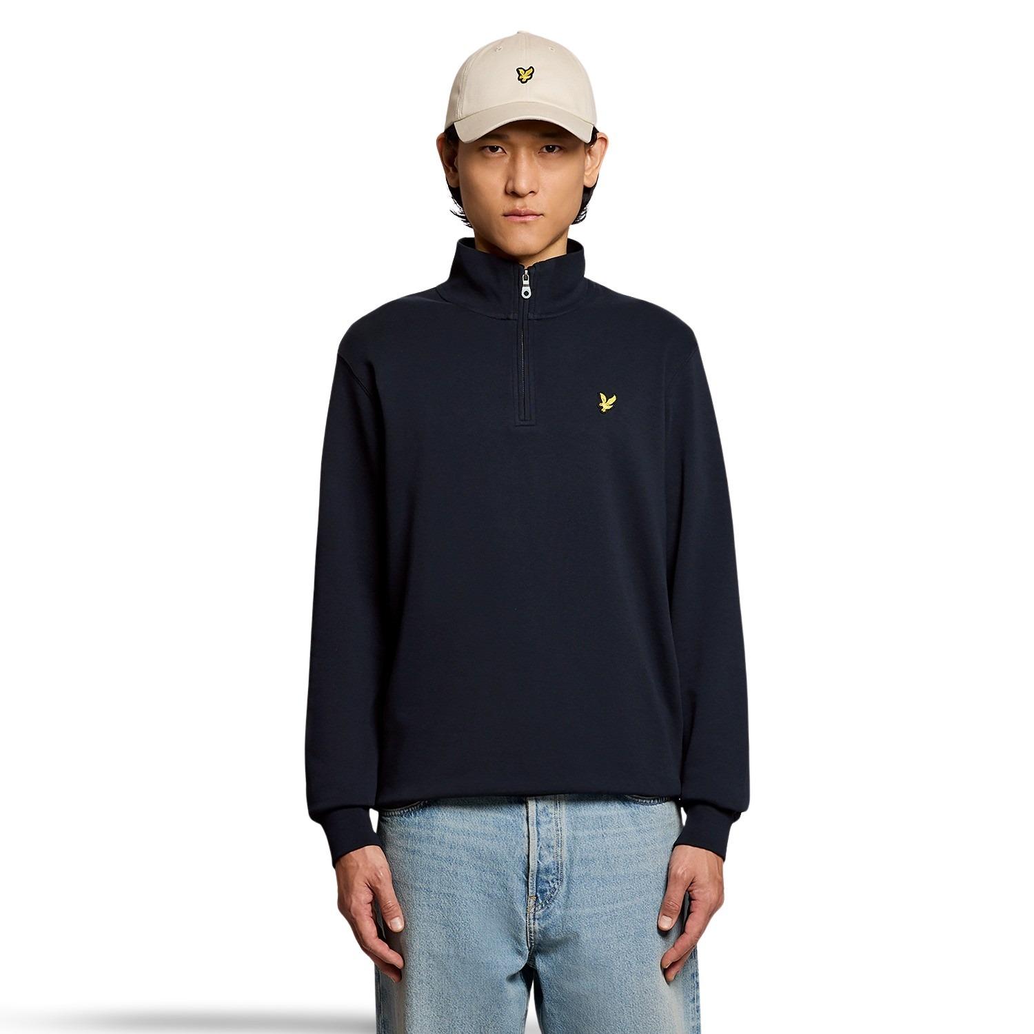 Maglione con 1/4 di zip  Loopback