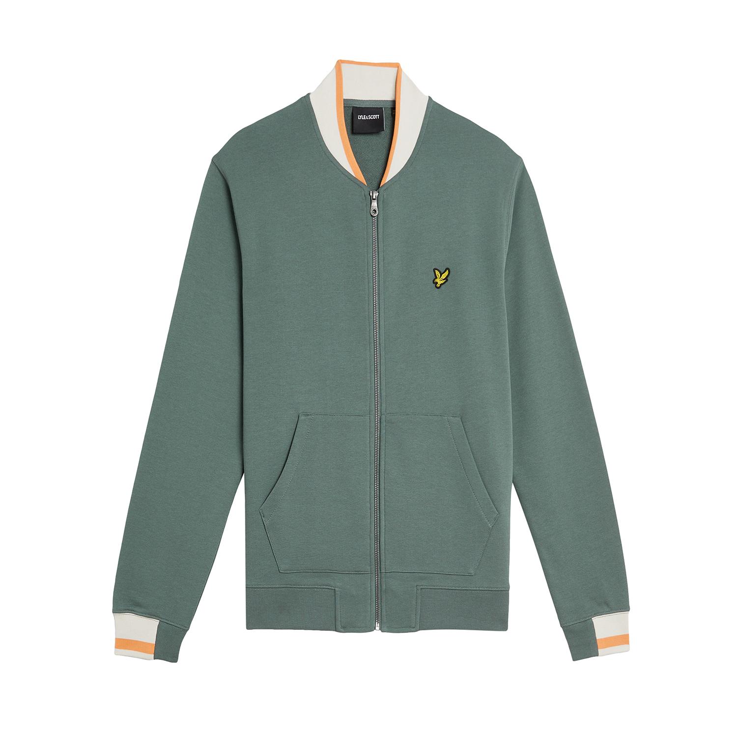 5059775886079 - Sweatshirt aus halb gestreiftem Jersey Lyle & Scott
