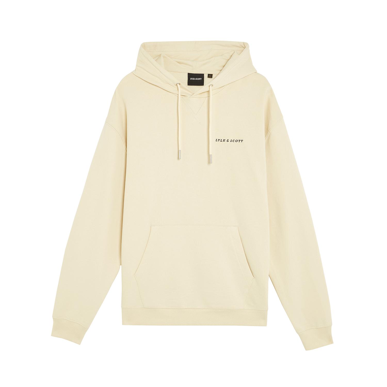 Felpa con cappuccio  Script Brushback