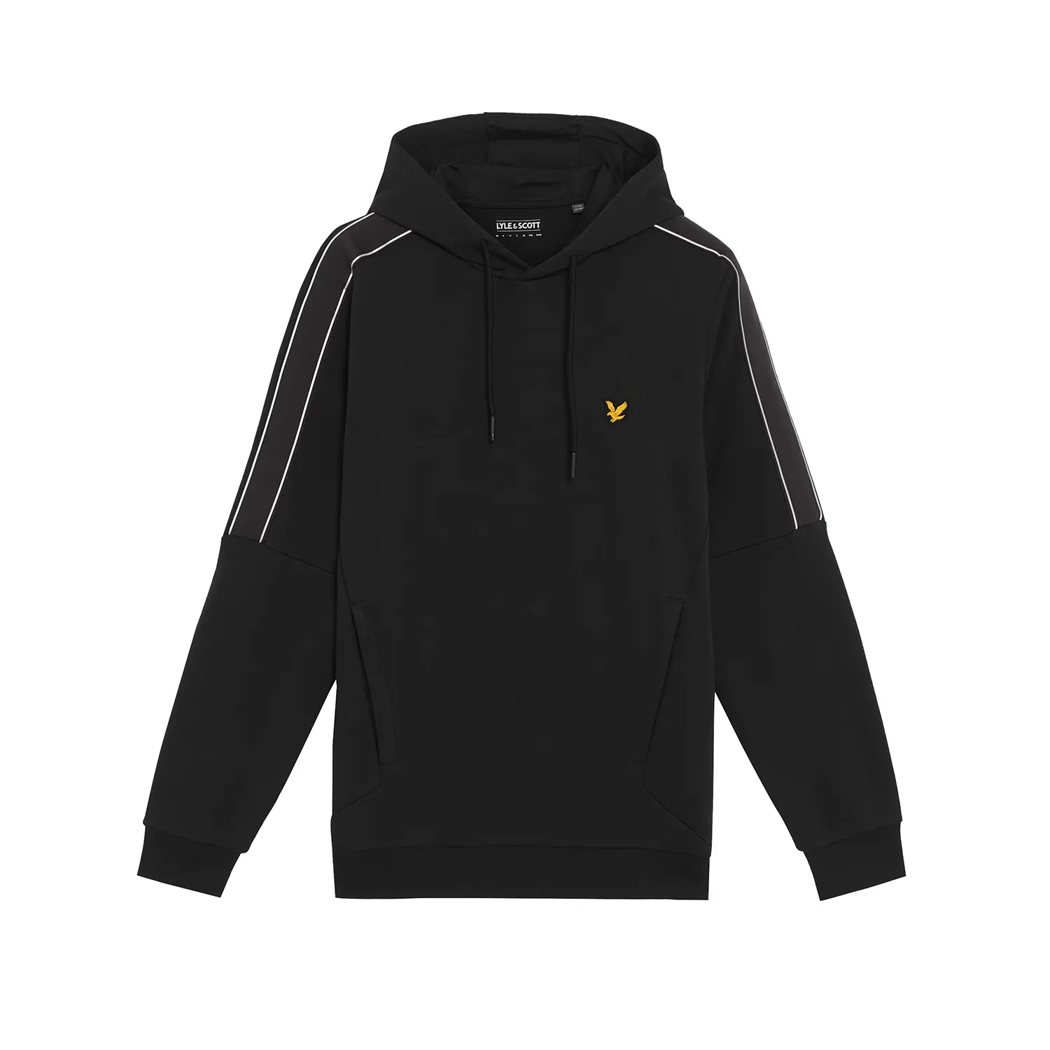 Lyle & Scott Noir Hooded Sweatshirt Tape