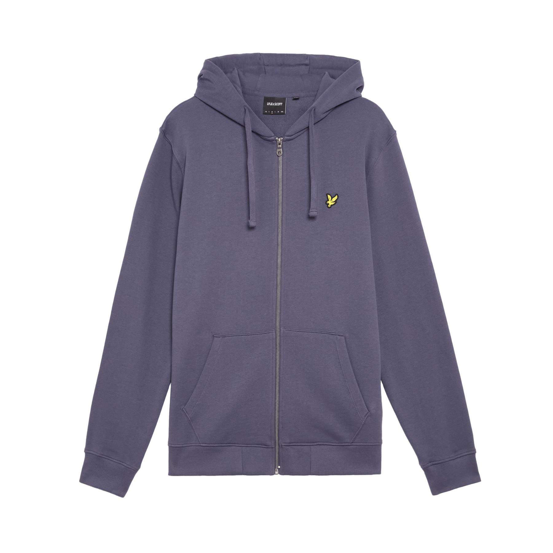 Felpa con cerniera a cappuccio