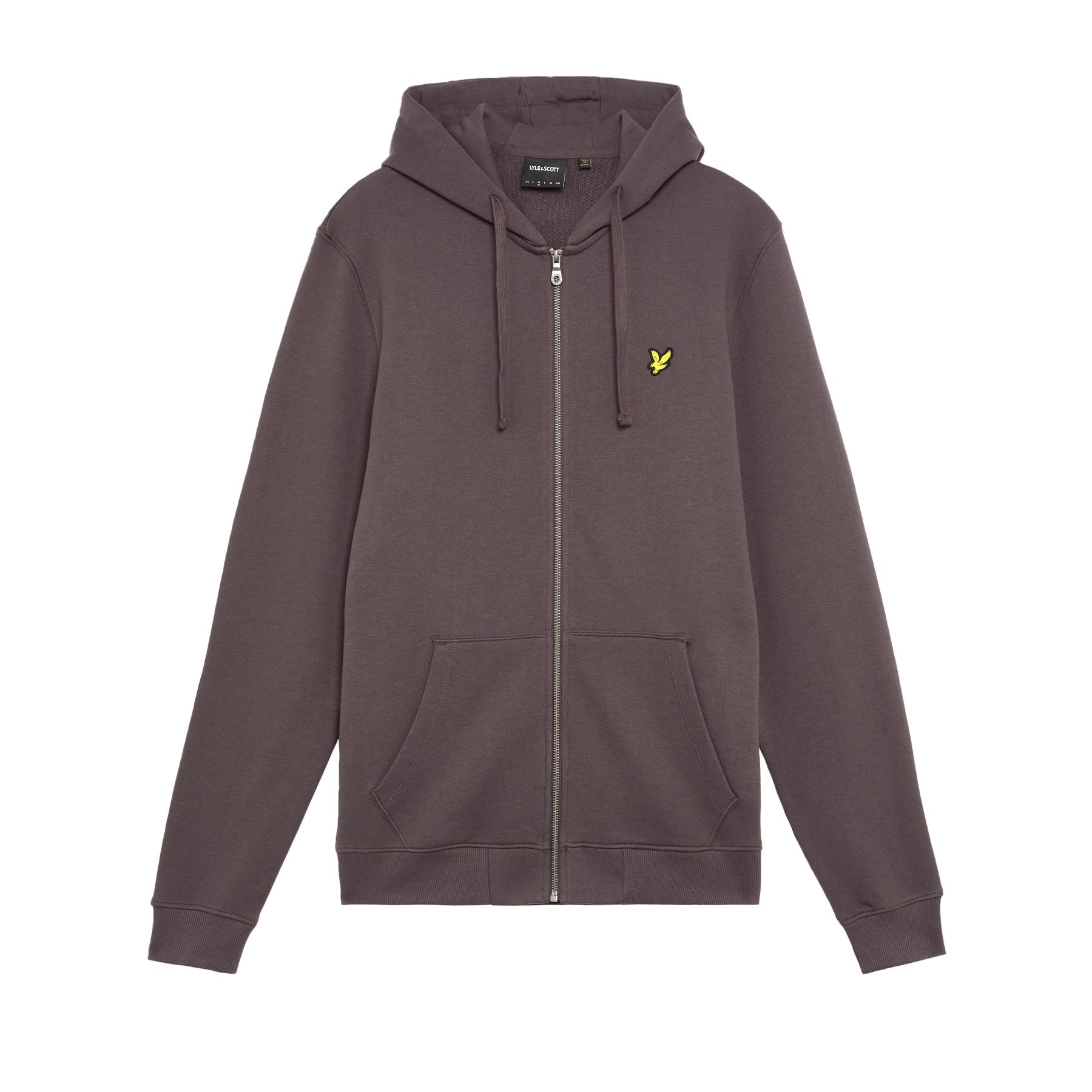 Felpa con cerniera a cappuccio