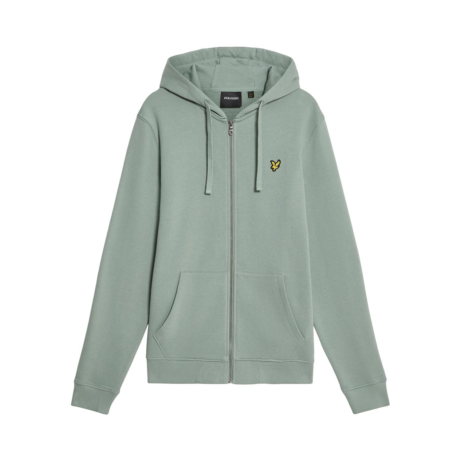 Felpa con cerniera a cappuccio