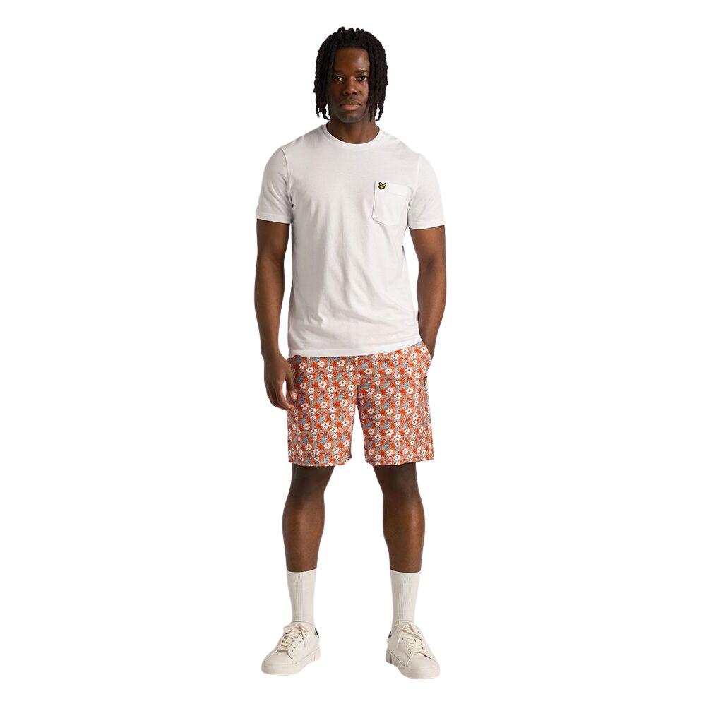 5059775635530 - Kurzer Overall mit floralem Muster Lyle & Scott