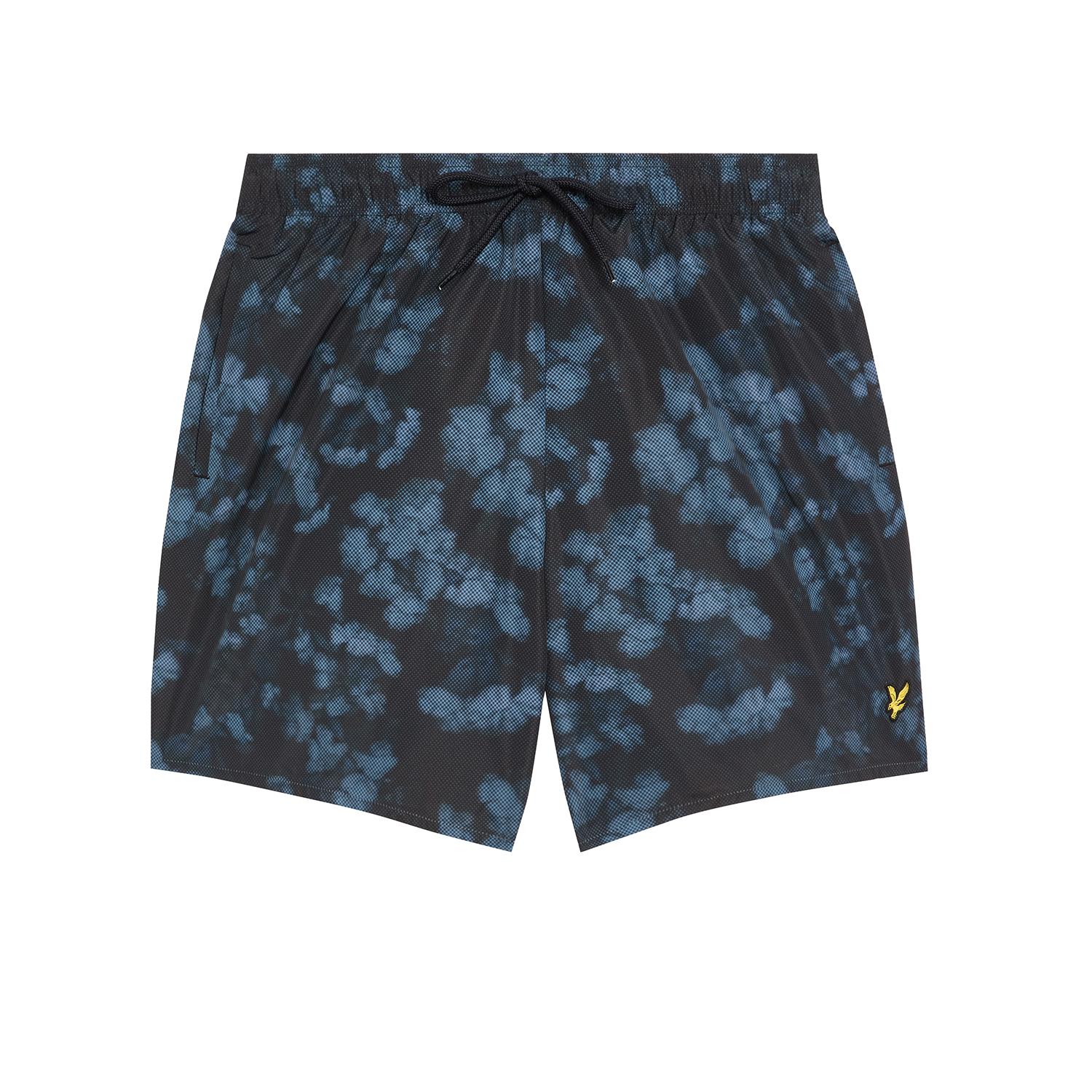 5059775021029 - Badehose mit floralem Digitaldruck Lyle & Scott