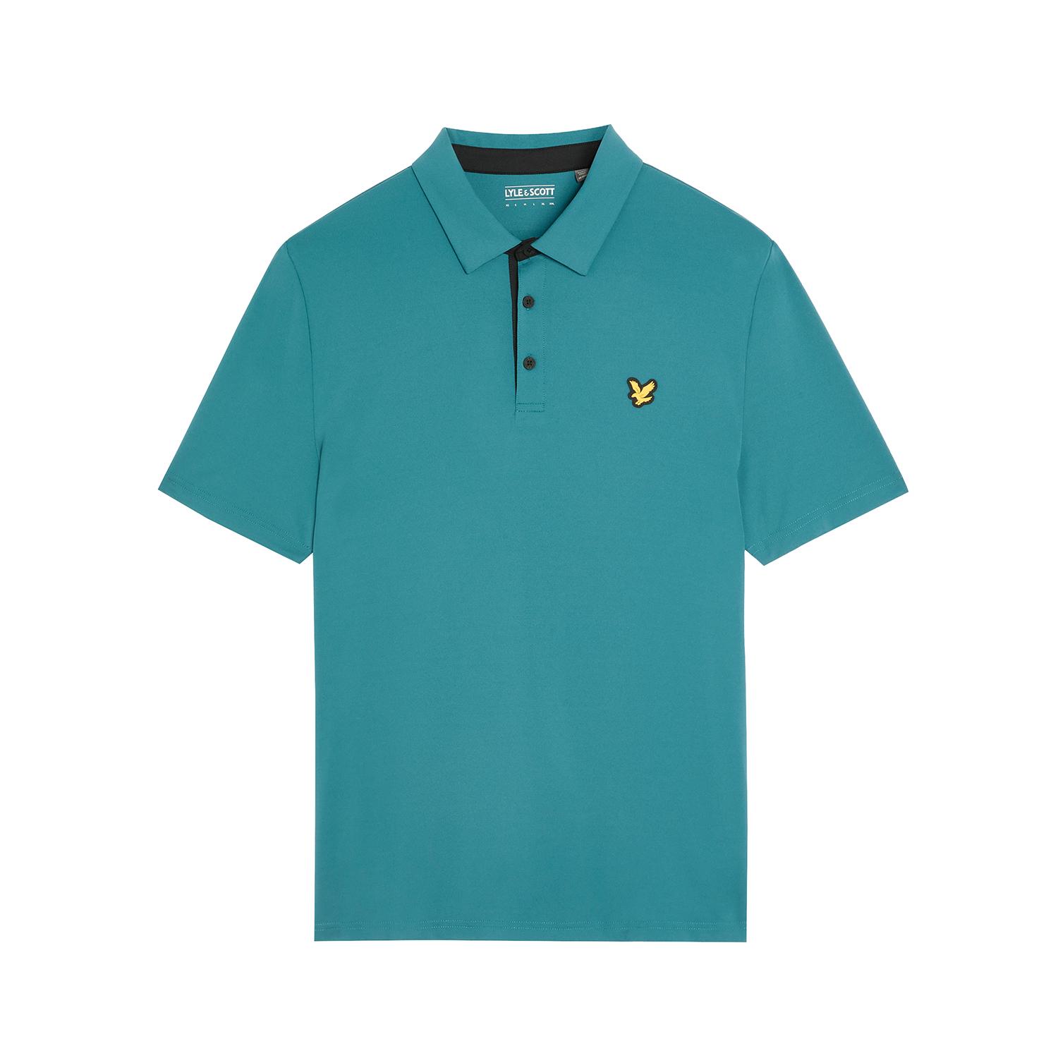 5059775880473 - Poloshirt mit kontrastierenden Knopfdetails Lyle & Scott
