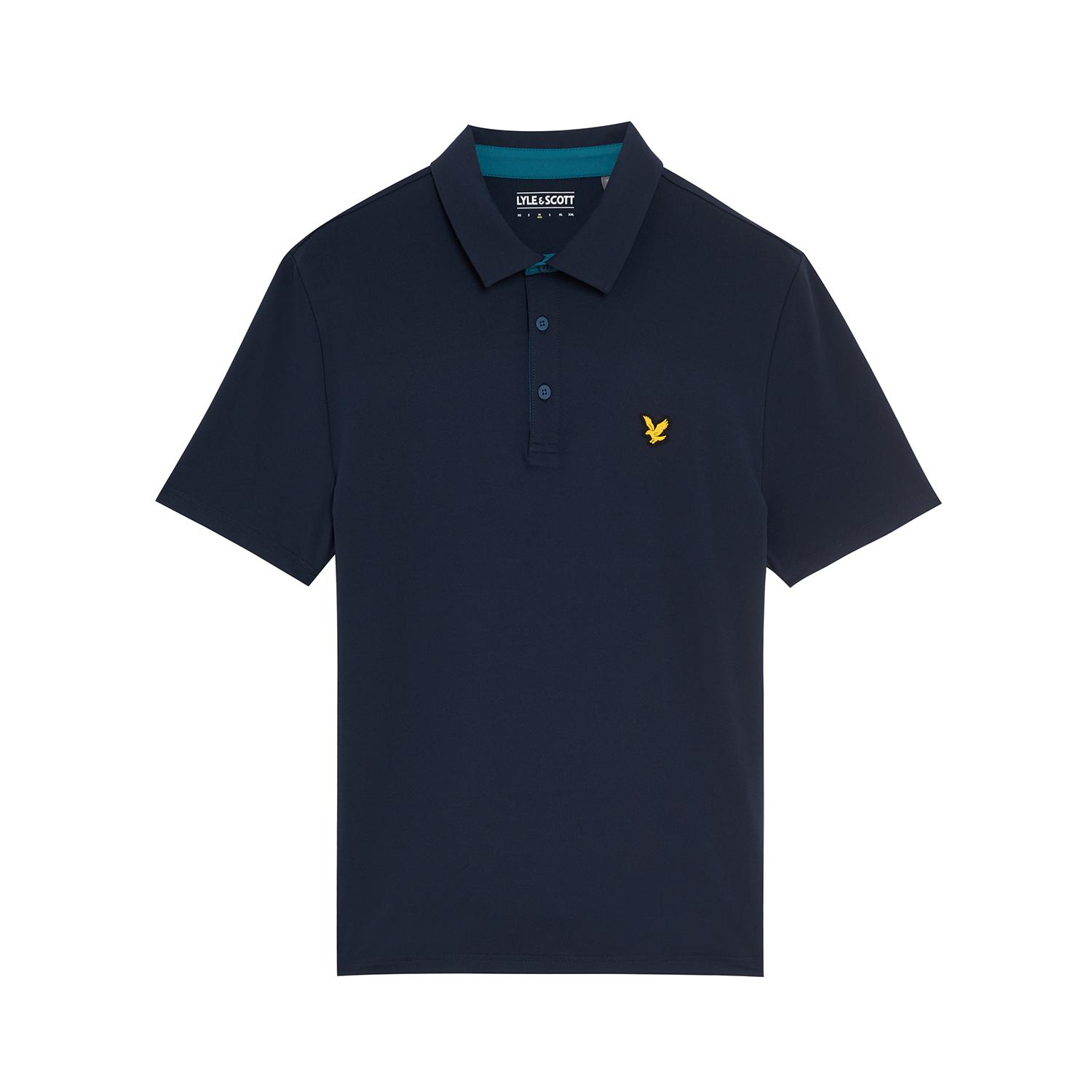 Polo con pattina a contrasto Lyle & Scott