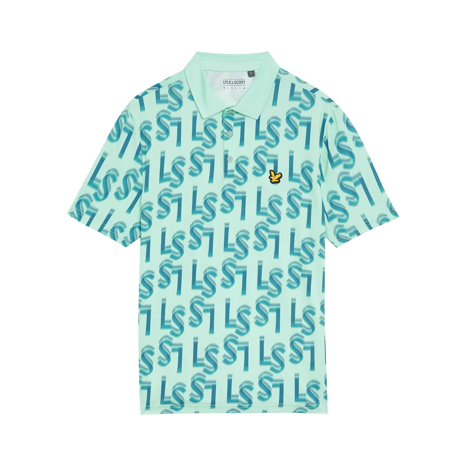 Bedrucktes Poloshirt Lyle & Scott Monogram