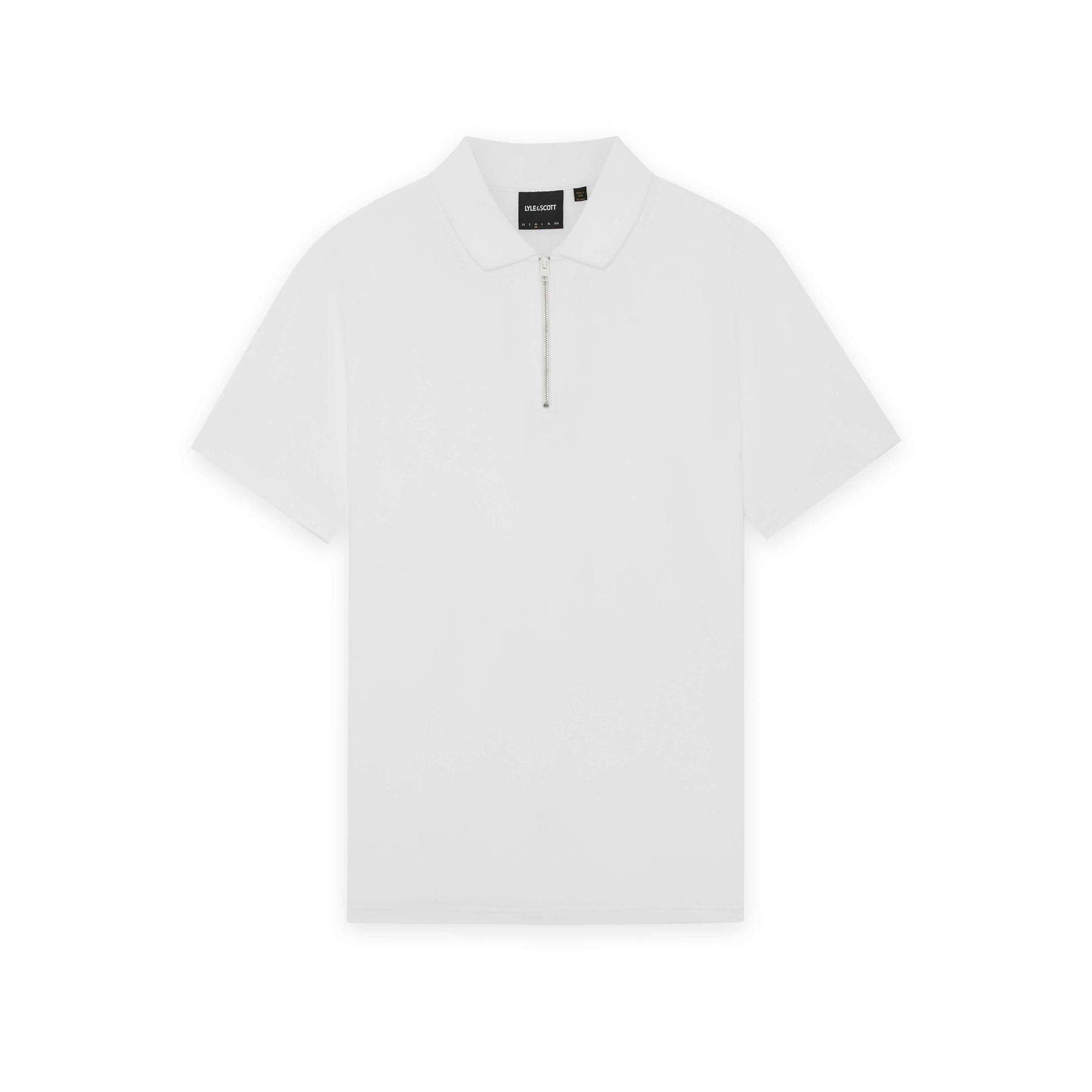 Polo con zip interlock