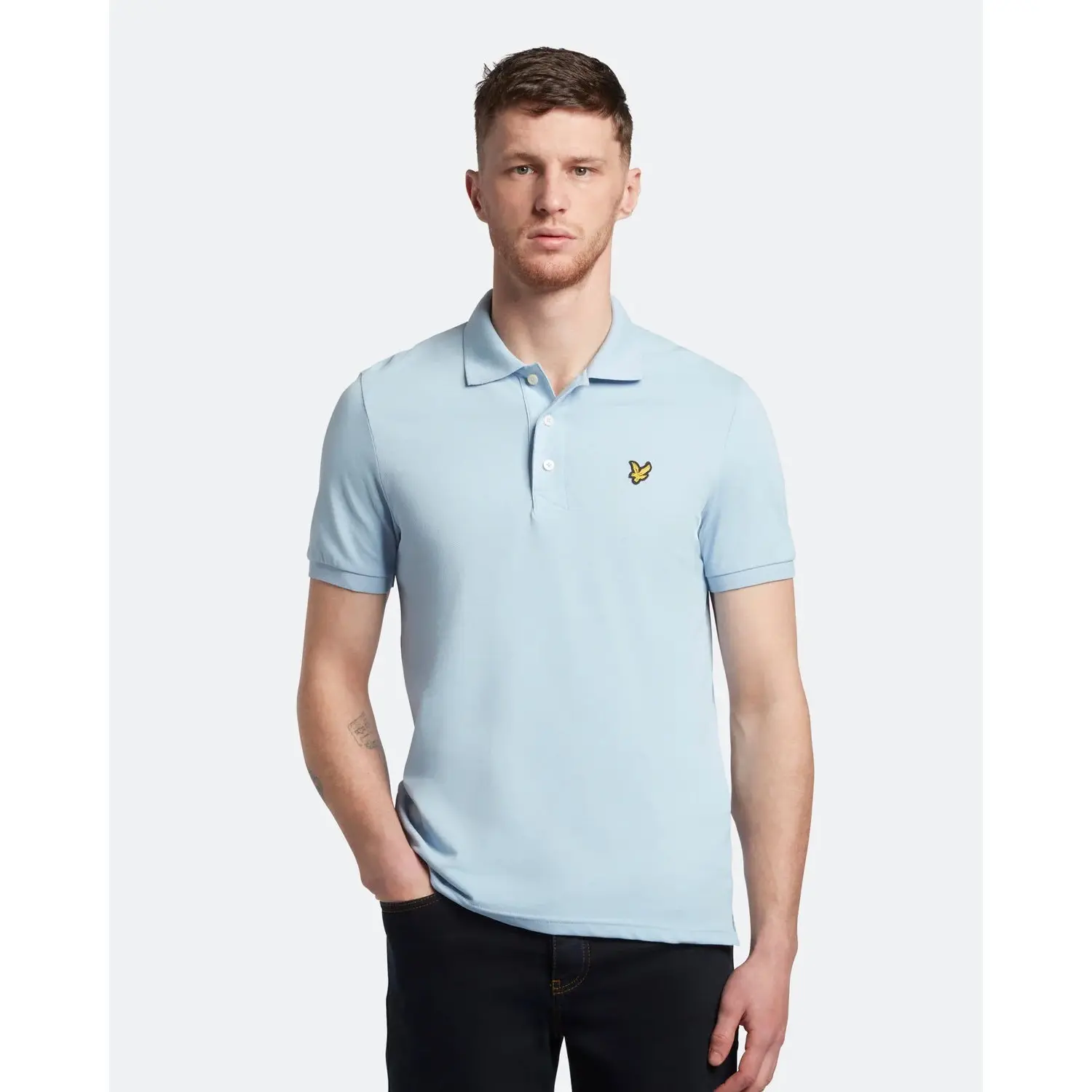 Einfarbiges Poloshirt Lyle & Scott