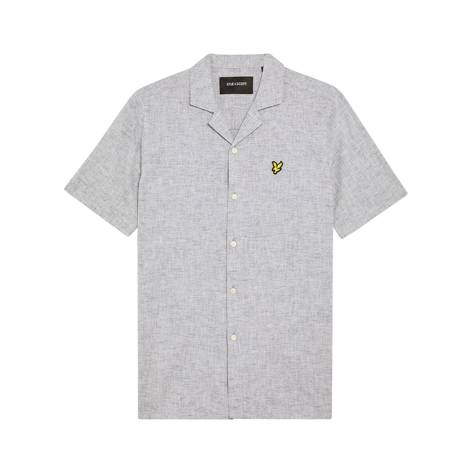 Camicia in misto lino  Oxford