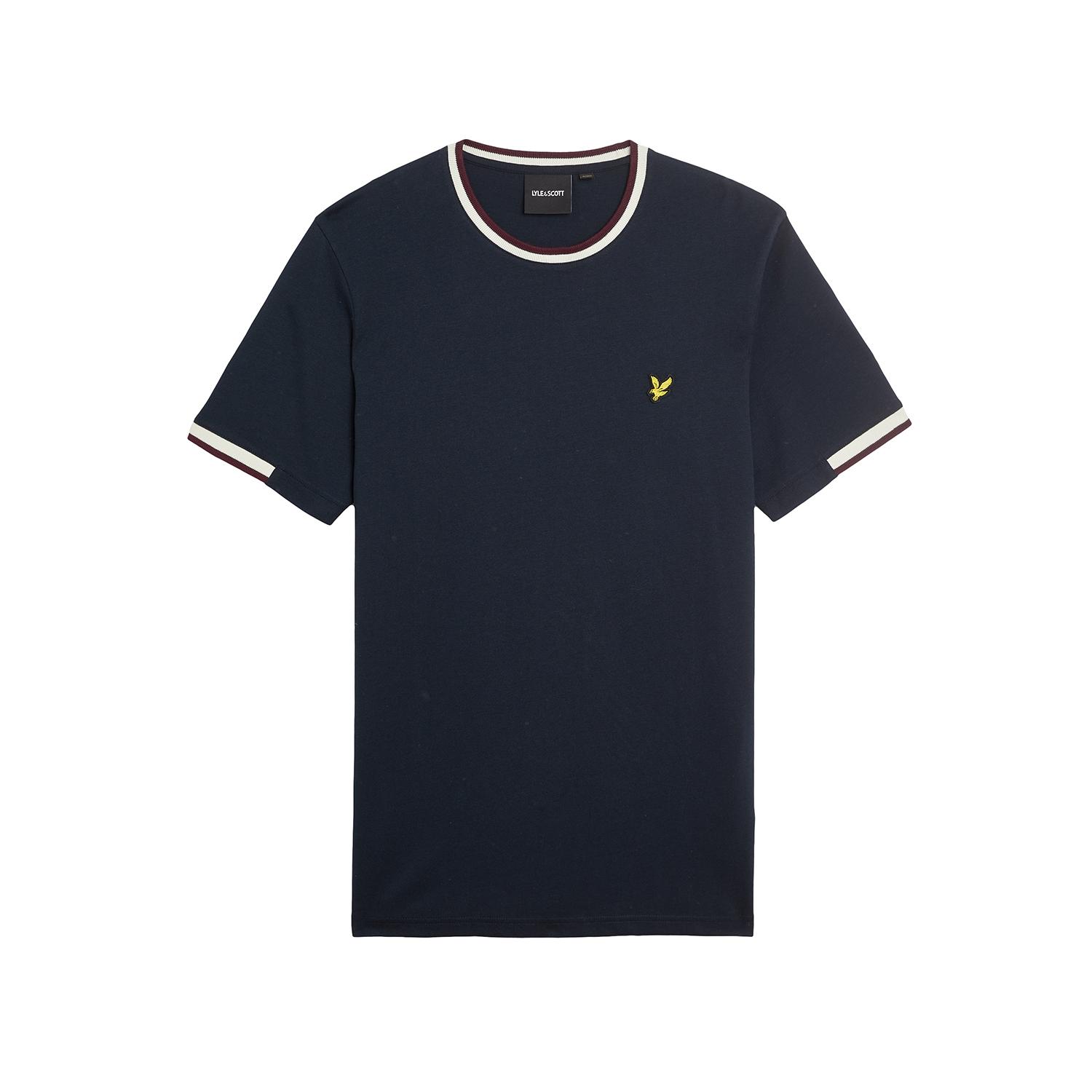 5059775917704 - T-Shirt mit halber Zierkante Lyle & Scott