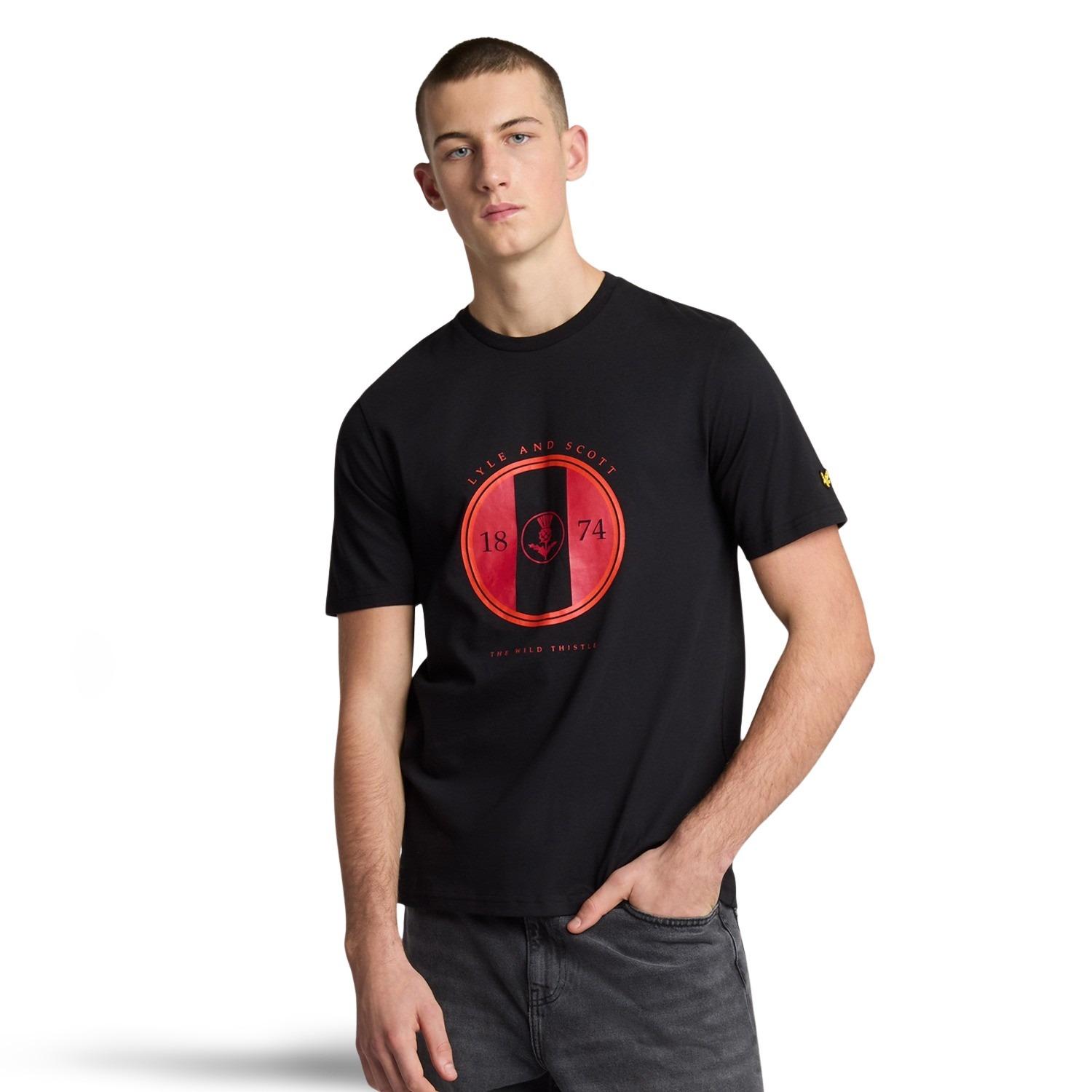 5059775959438 - T-Shirt Sporty Thistle Graphic